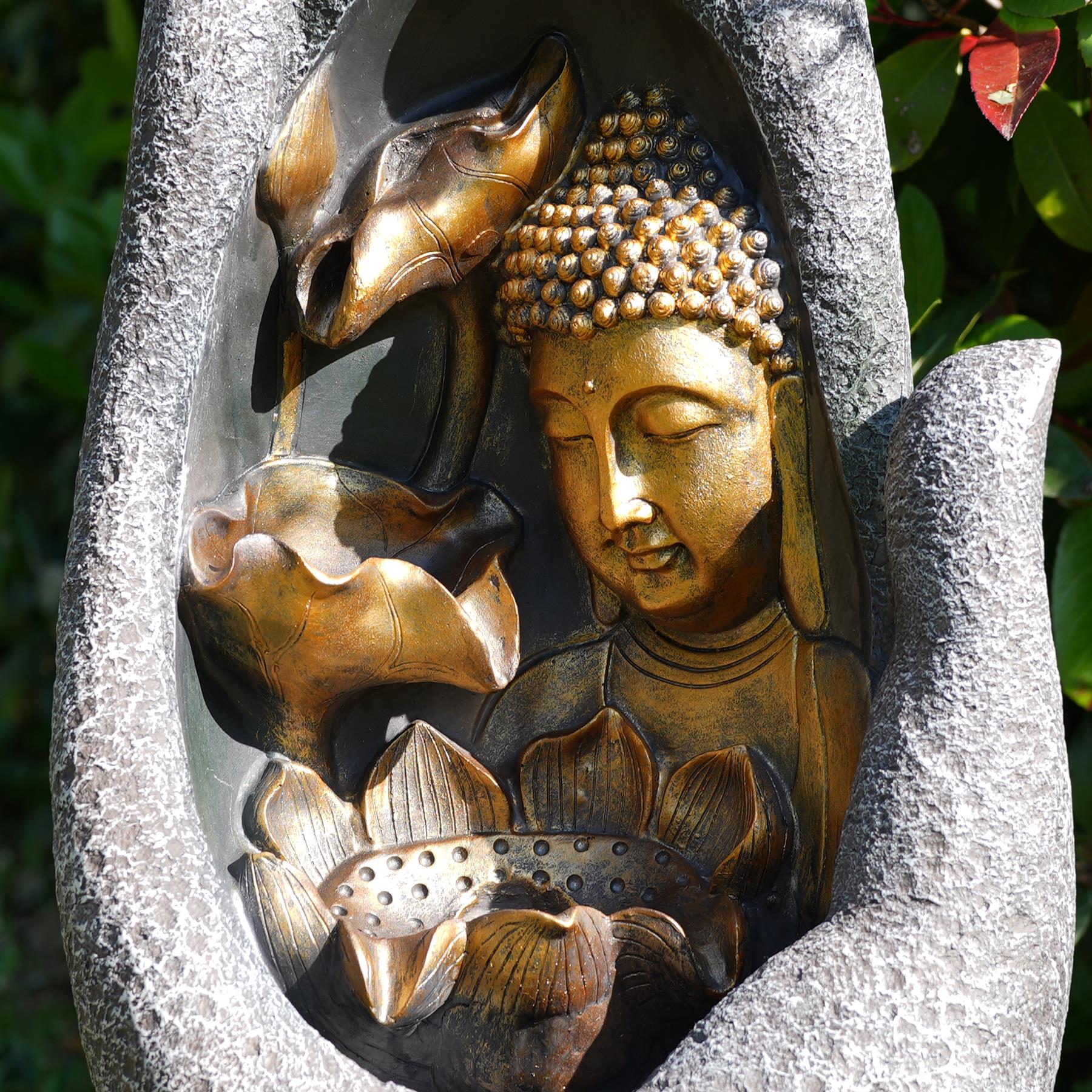 Hand Buddha Water Feature Outdoor With LED by GEEZY - The Magic Toy Shop
