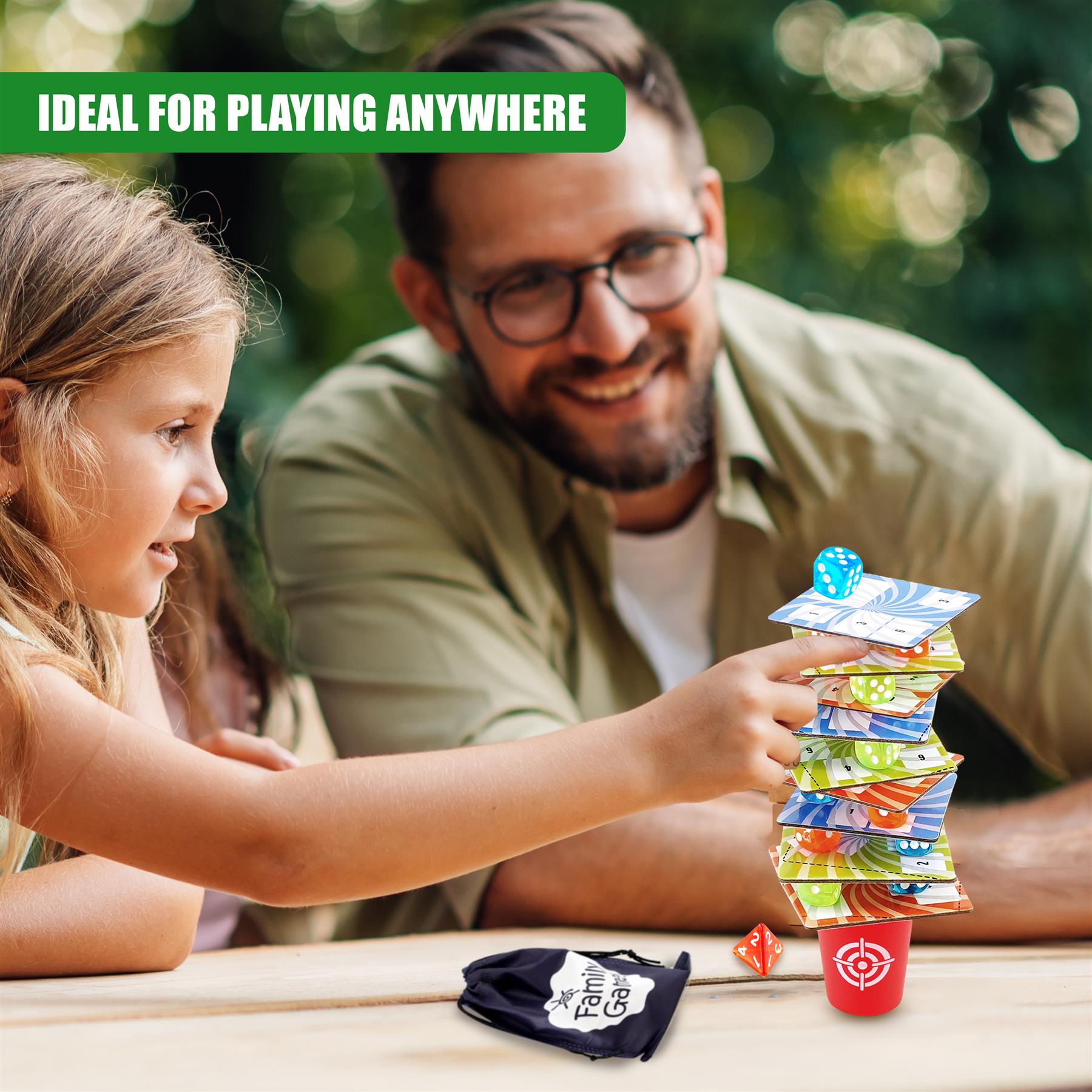 Dice Tower Balancing Board Game