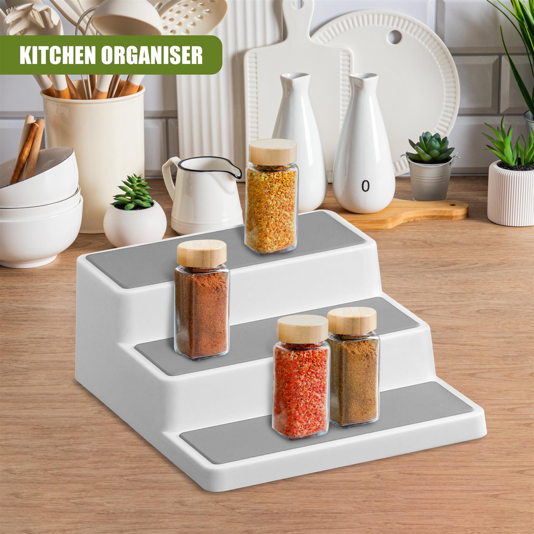 3 Tier Spice Rack 19.5cm by GEEZY - The Magic Toy Shop