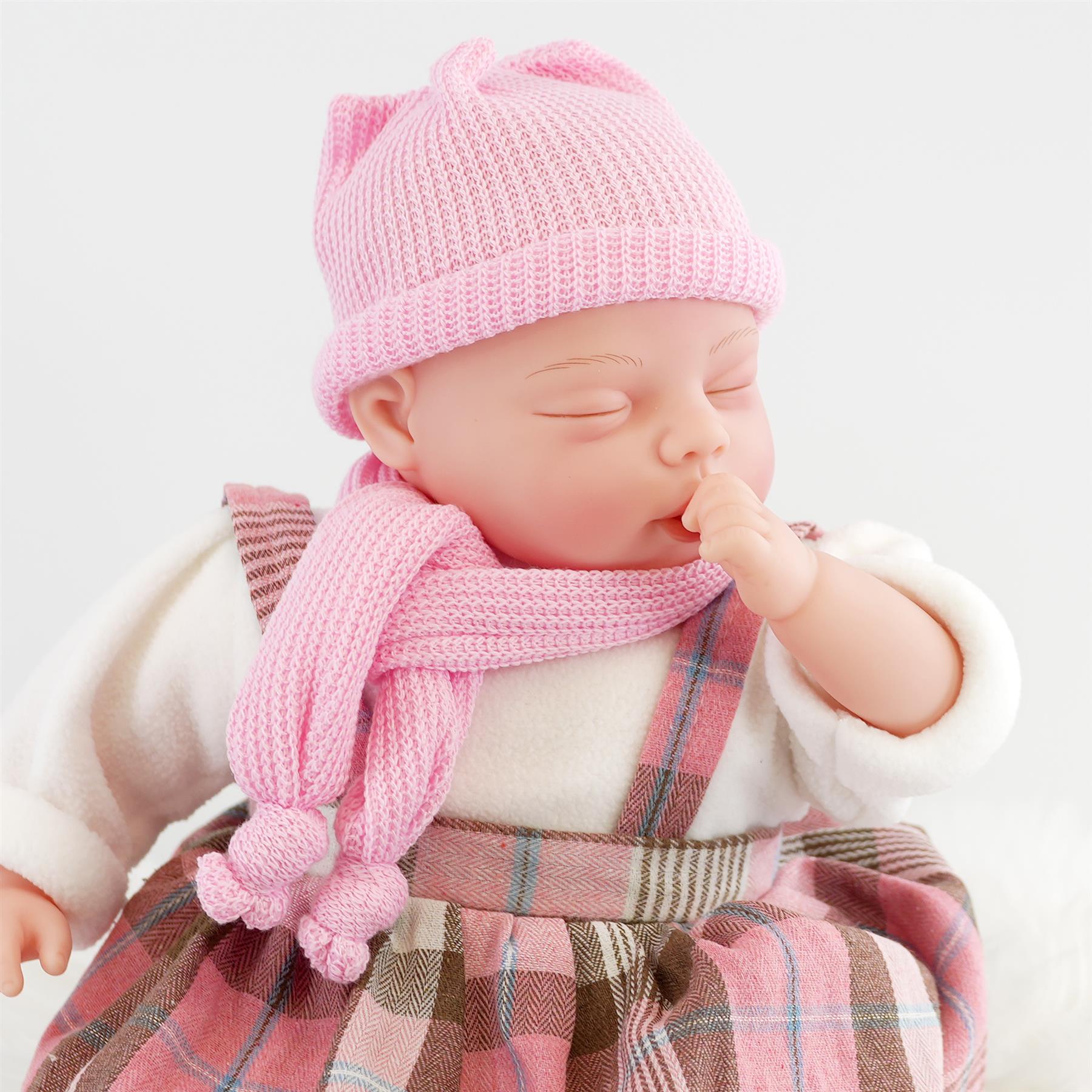 BiBi Baby Doll - Pink Tartan (45 cm / 18") by BiBi Doll - The Magic Toy Shop