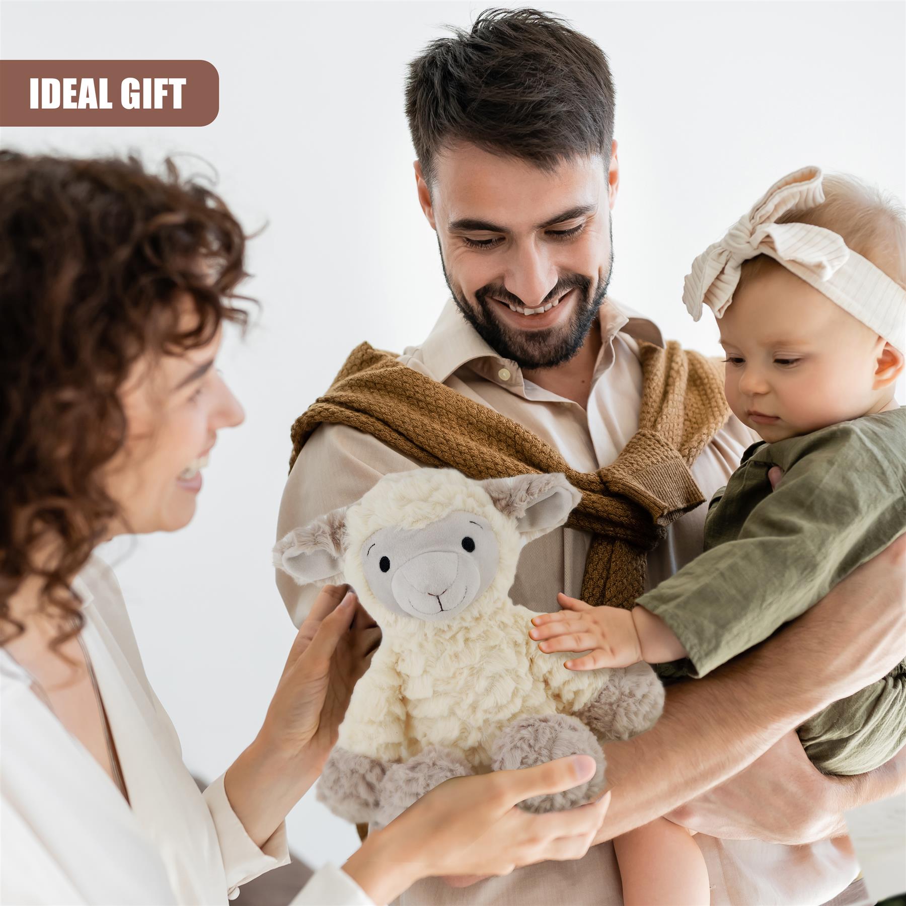 Plush Super Soft Lamb Cuddly Toy by The Magic Toy Shop - The Magic Toy Shop