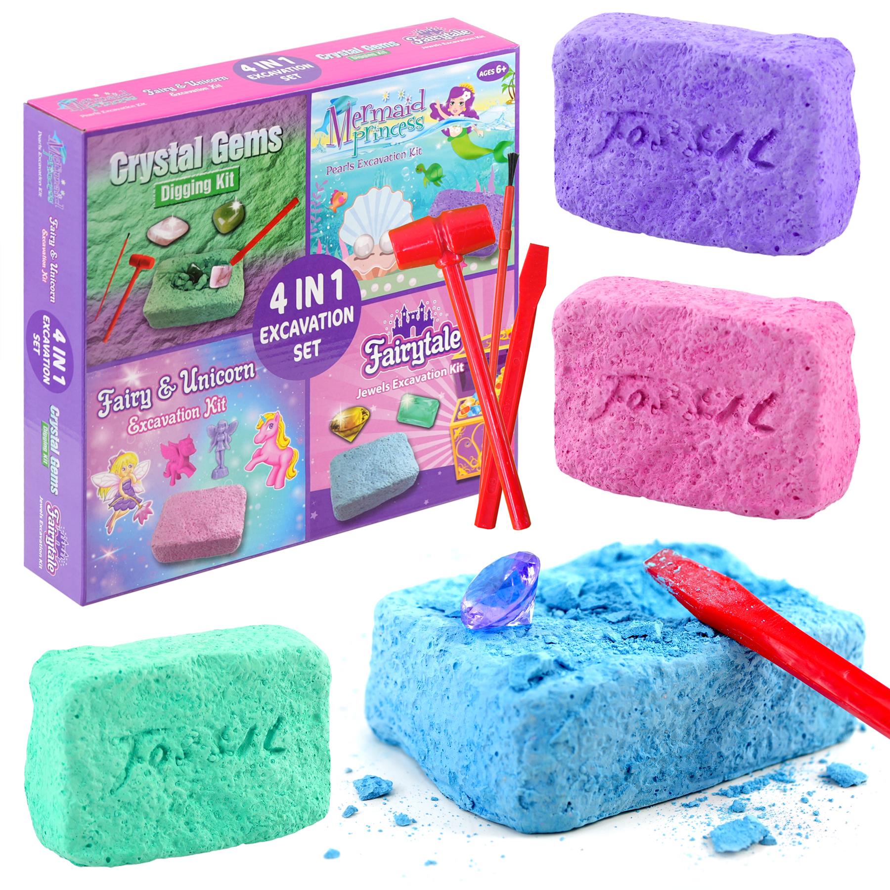 4 in 1 Excavation Set for Girls by The Magic Toy Shop - The Magic Toy Shop