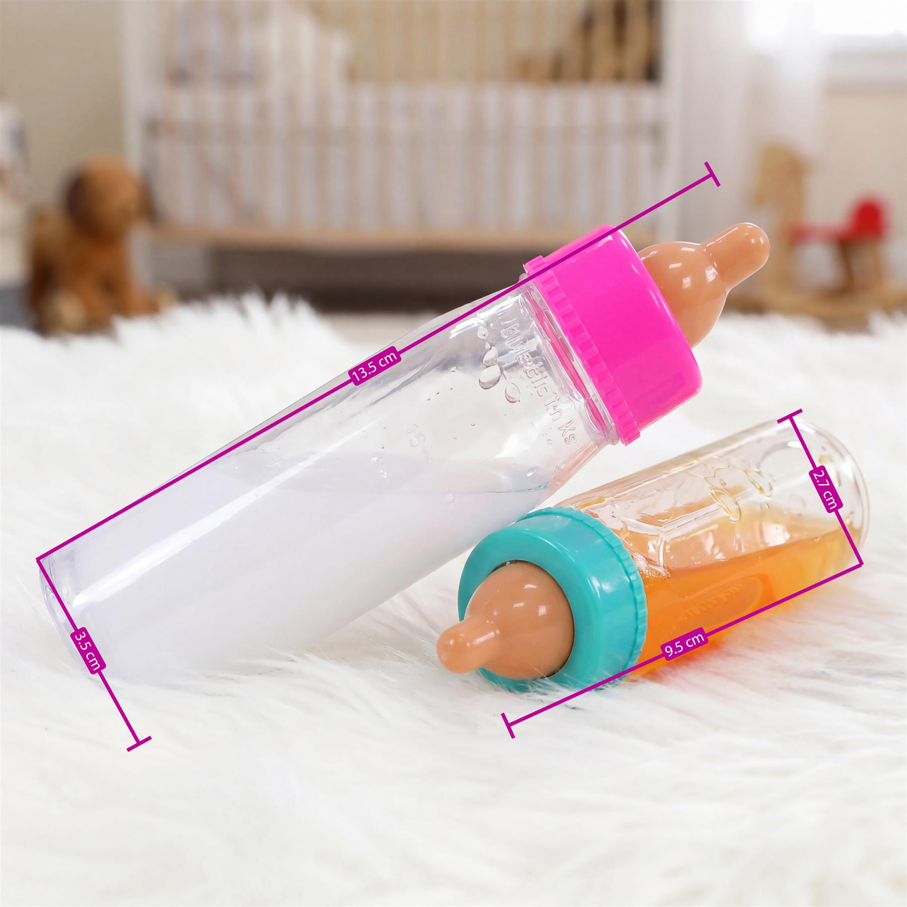 BiBi Doll Magic Milk Bottles Set of 2