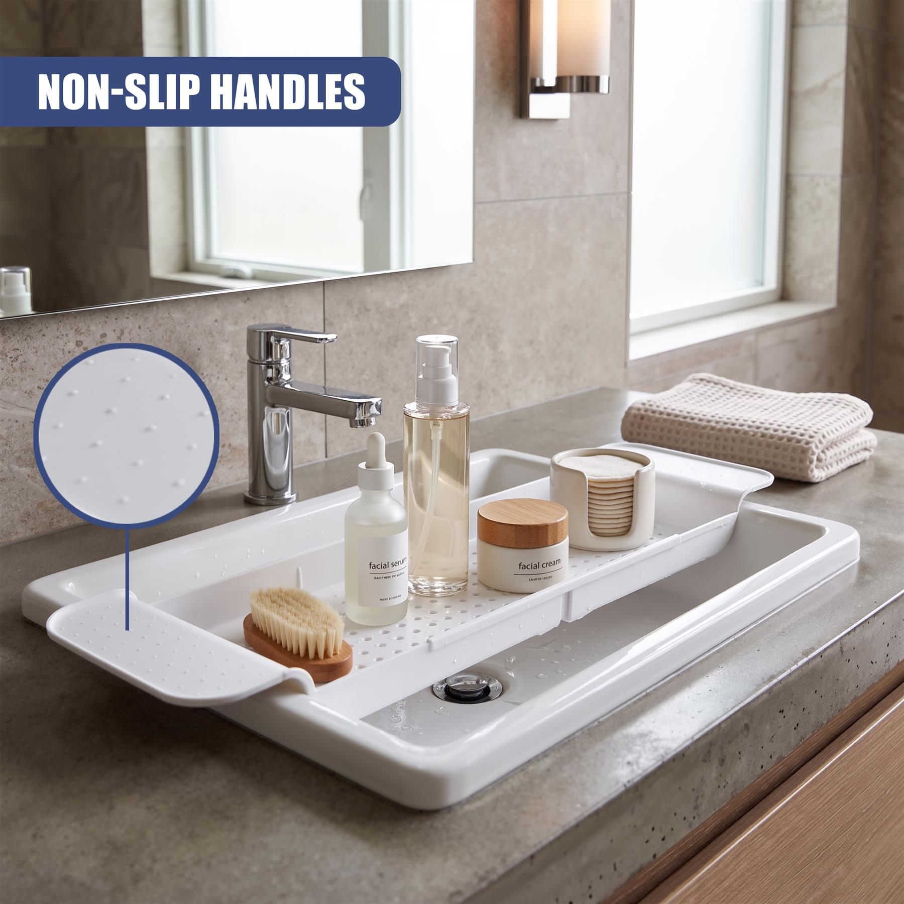 Extendable Bath Tray