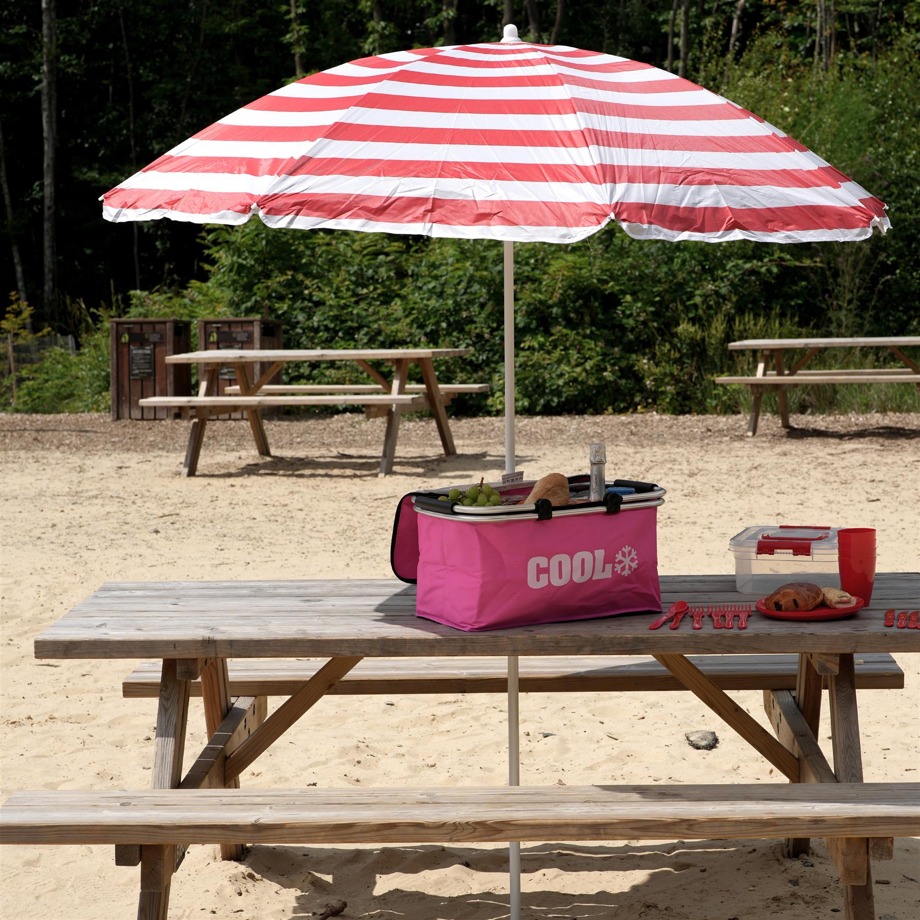 Red Garden Parasol 1.7m by The Magic Toy Shop - The Magic Toy Shop