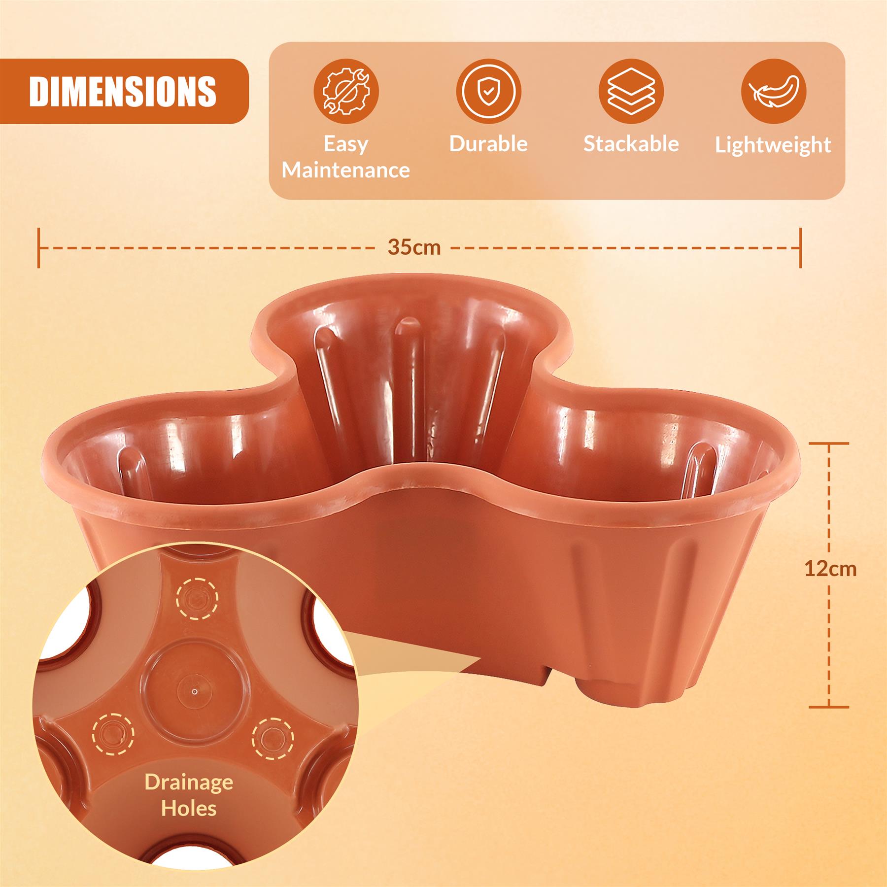 Stackable Strawberry Planter