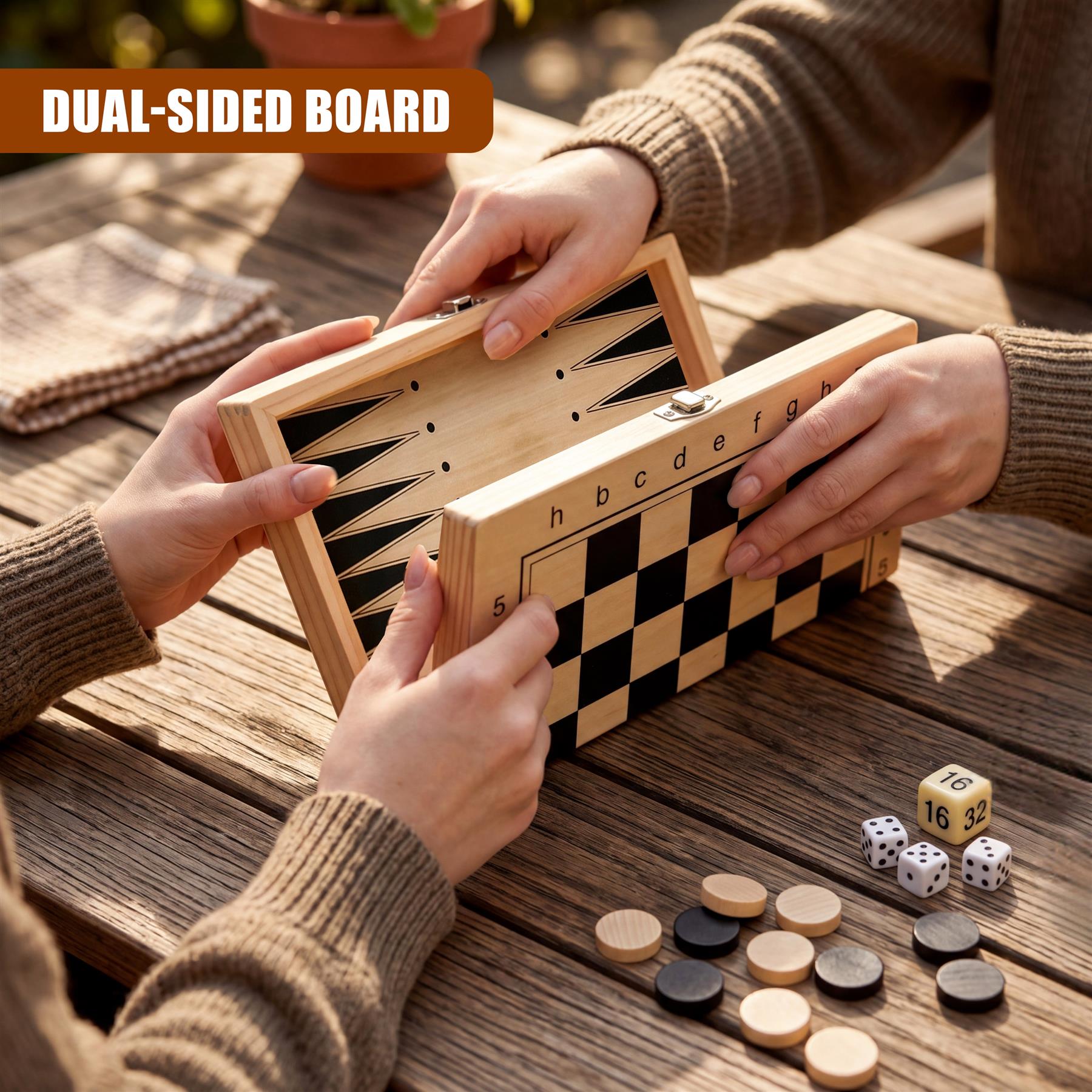 3 in 1 Compendium Board Game Set