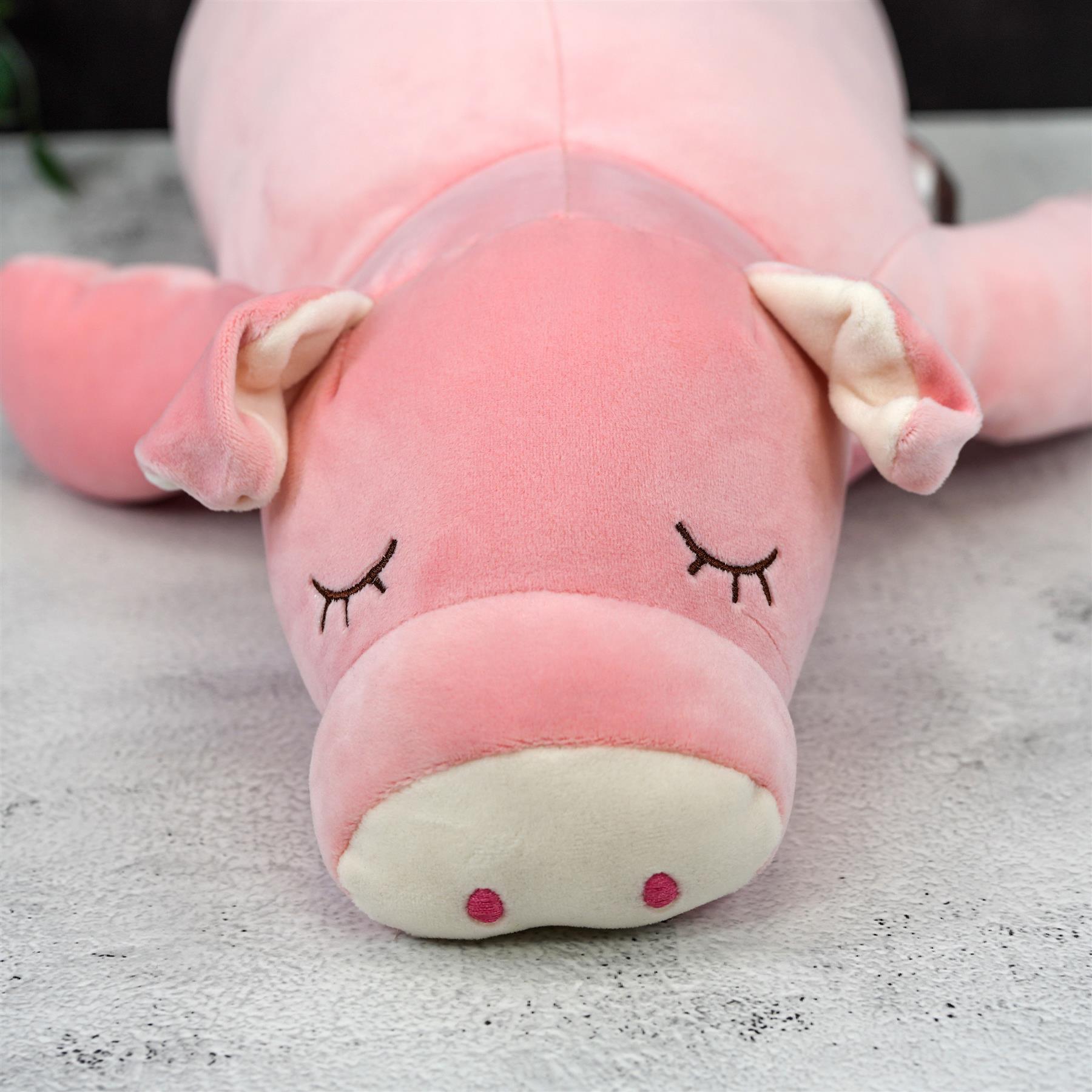 20” Super-Soft Pig Plush Pillow Toy by The Magic Toy Shop - The Magic Toy Shop
