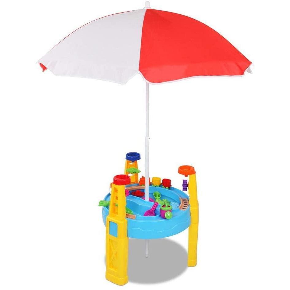 Sand and Water Table with Parasol by The Magic Toy Shop - The Magic Toy Shop