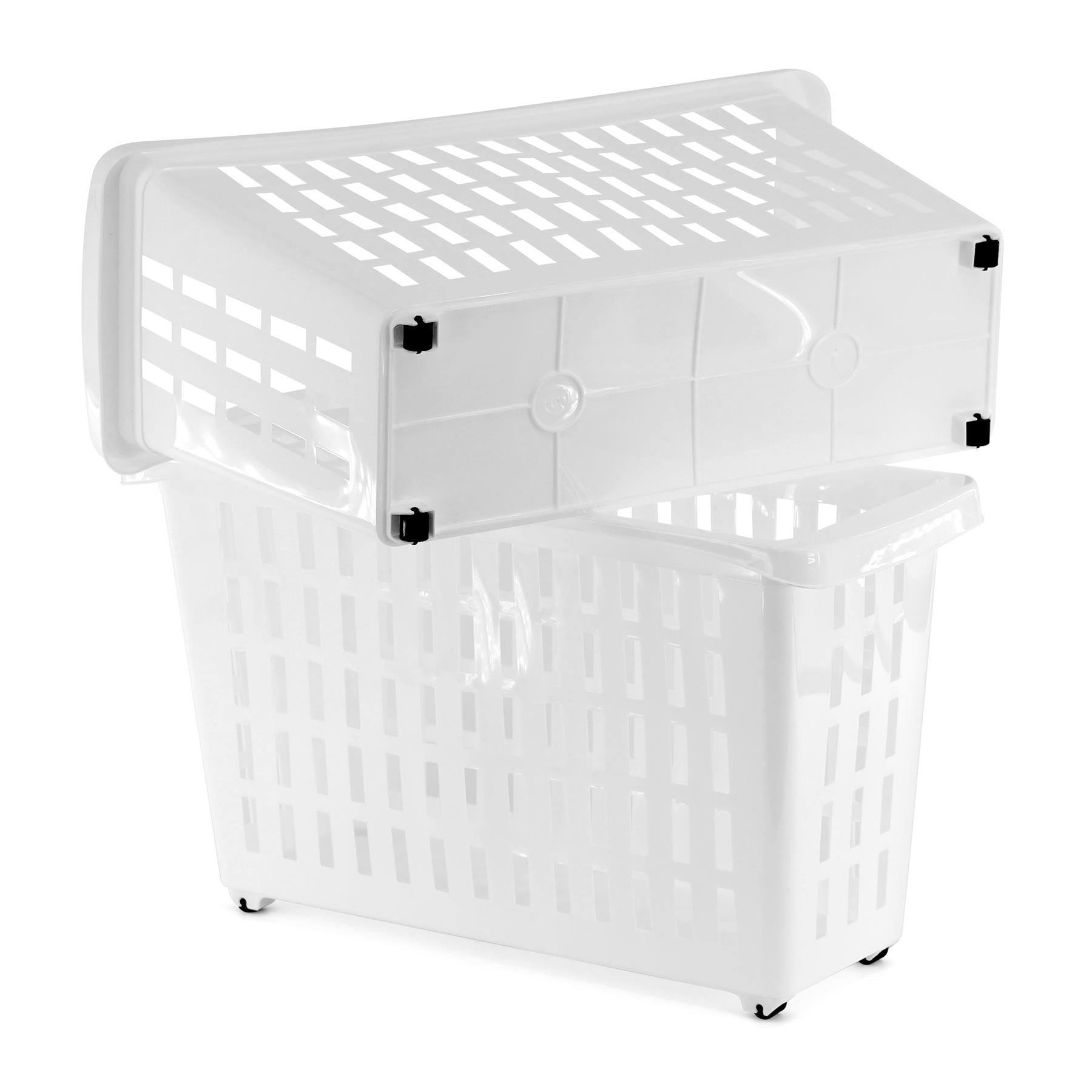 Set of 2 Storage Basket with Wheels by GEEZY - The Magic Toy Shop