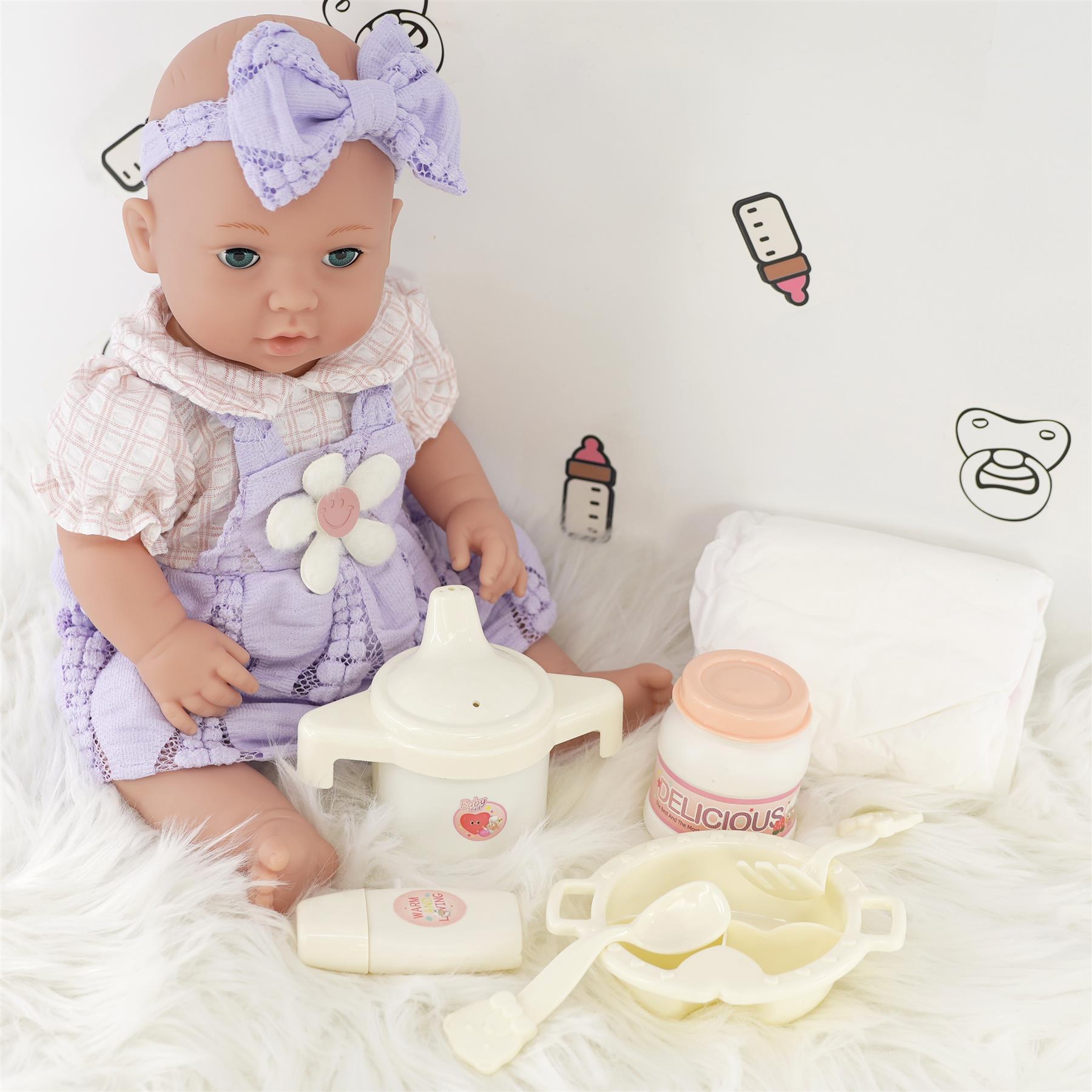 16" Baby Doll with Accessories by BiBi Doll - The Magic Toy Shop
