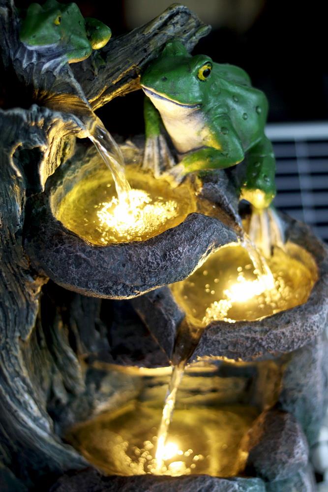 Solar Frog Fountain by GEEZY - The Magic Toy Shop