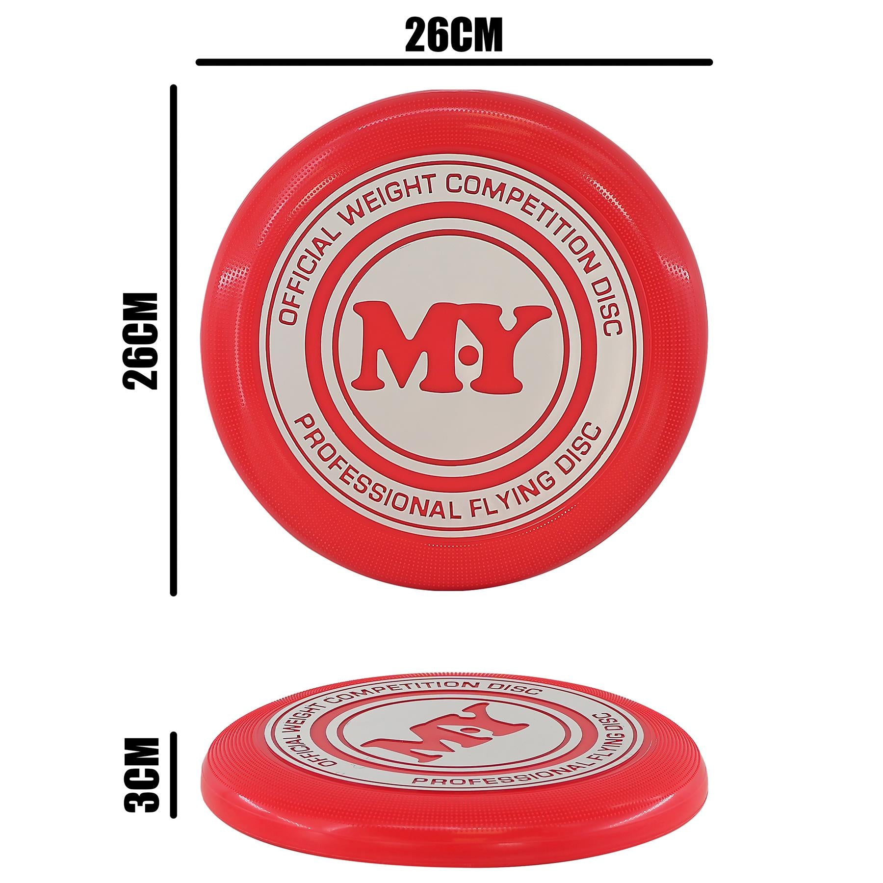 Professional Frisbee 4 Assorted Colours by The Magic Toy Shop - The Magic Toy Shop