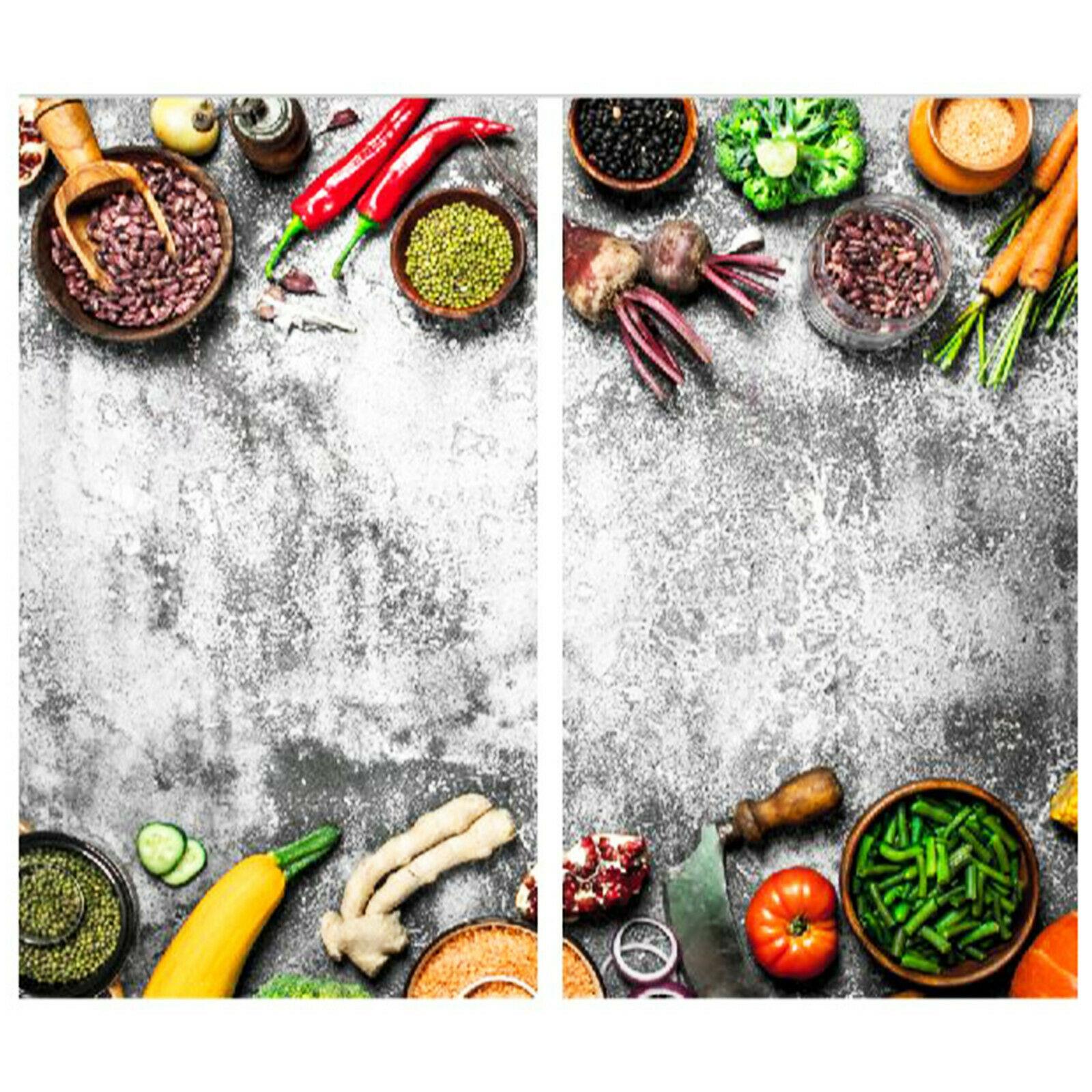 Glass Cutting Boards with Veggies Design by Geezy - The Magic Toy Shop