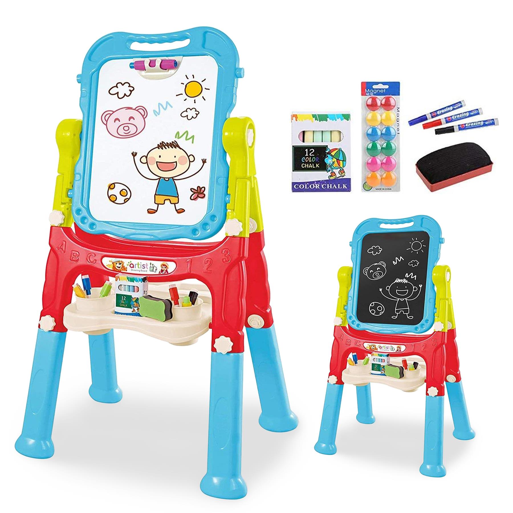 Blue Folding Double-Sided Magnetic Drawing Board by The Magic Toy Shop - The Magic Toy Shop