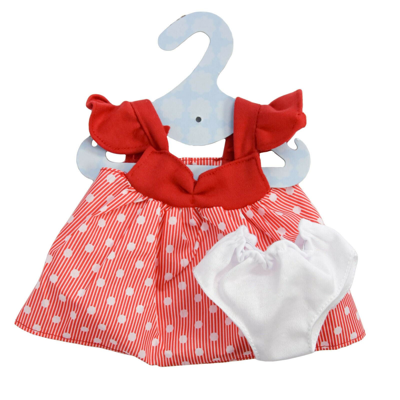 Baby Doll Clothes Set of 6 for Dolls 12-16" by BiBi Doll - The Magic Toy Shop