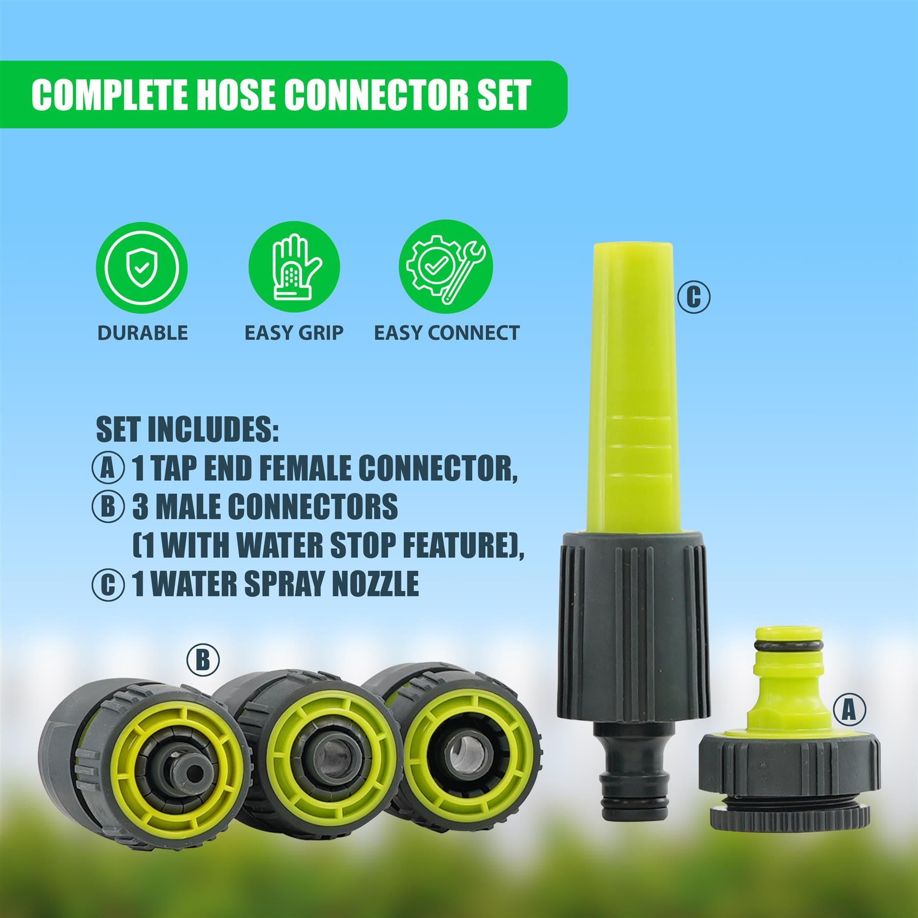 Essential Nozzle Sprayer & Connector Set by GEEZY - The Magic Toy Shop