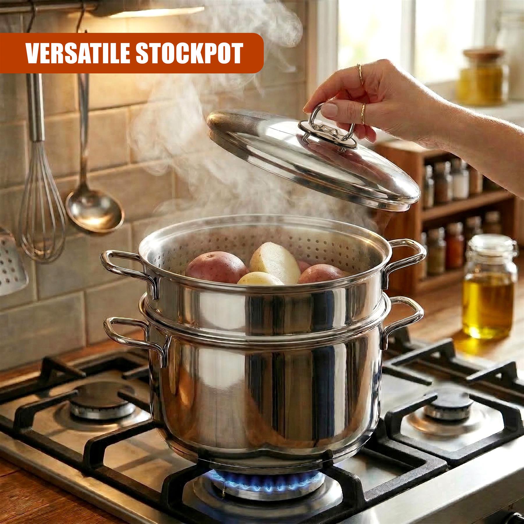 Stainless Steel Spaghetti Pasta Pot