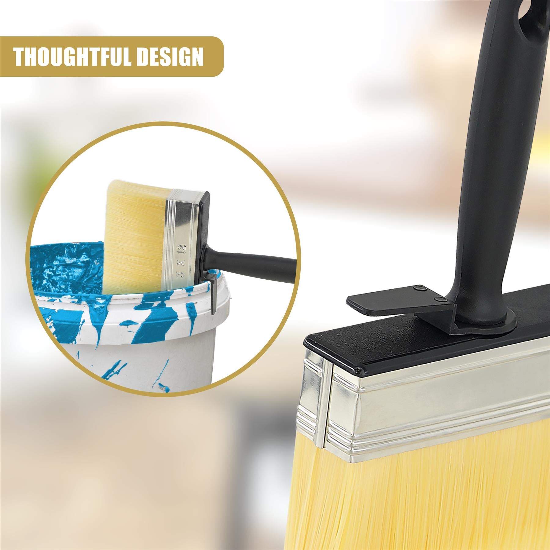 Shed & Fence Paint Brush With a Clip by GEEZY - The Magic Toy Shop