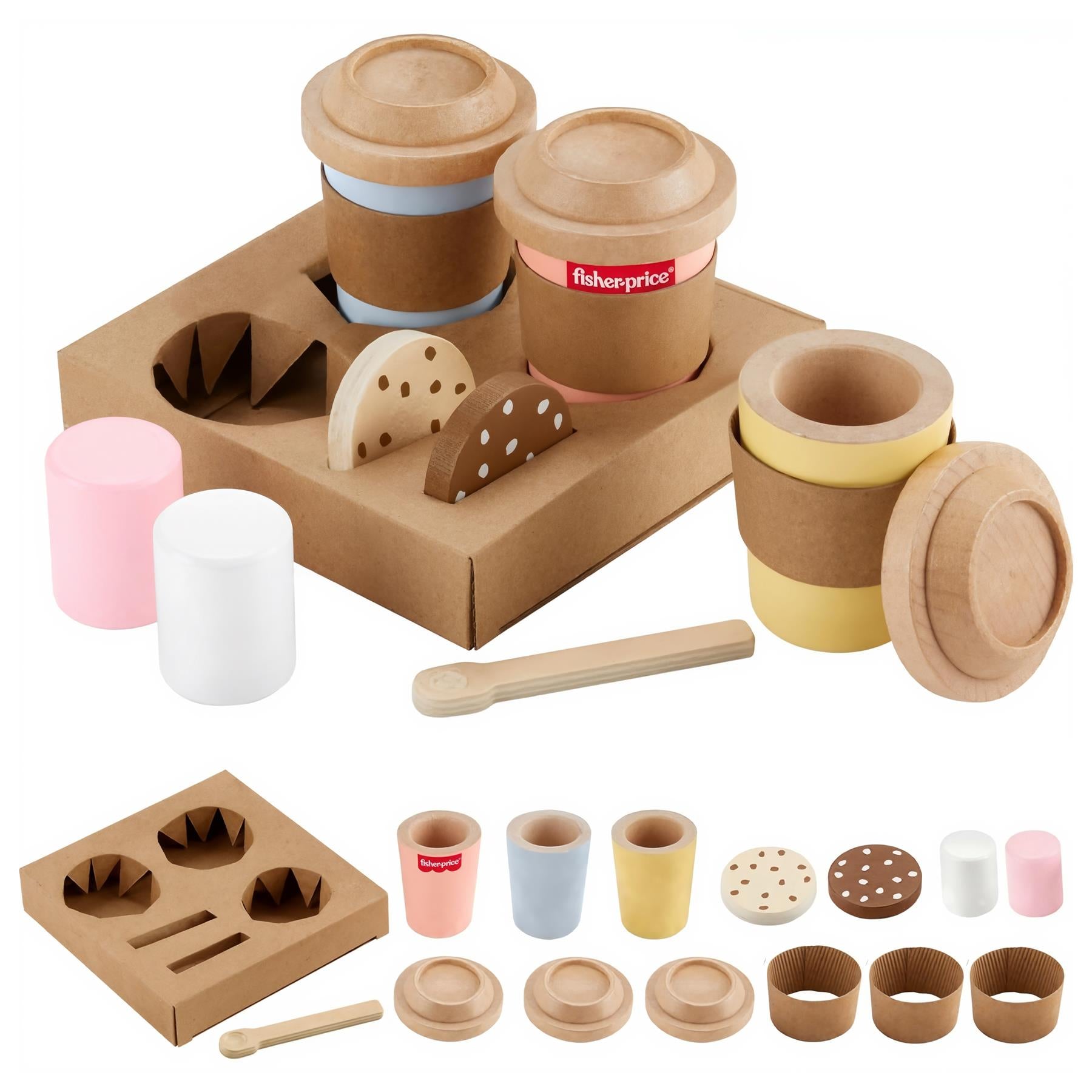 Fisher-Price Wooden Coffee To Go Set