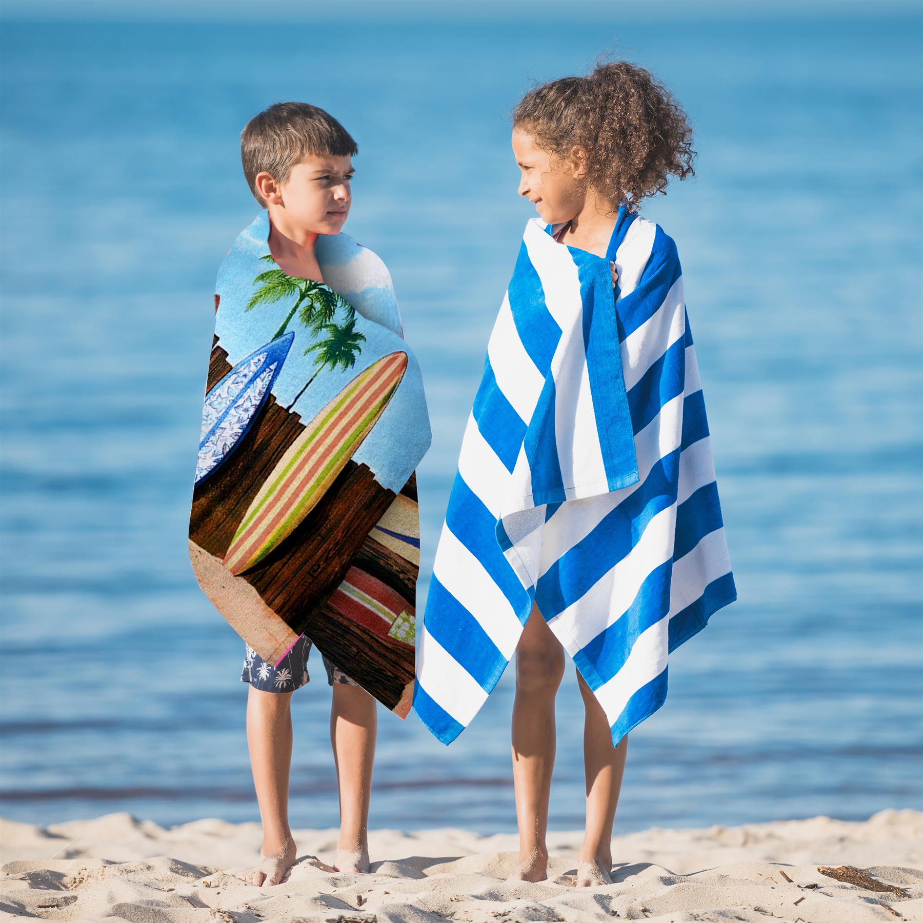 Surfboards Design Large Towel by Geezy - The Magic Toy Shop