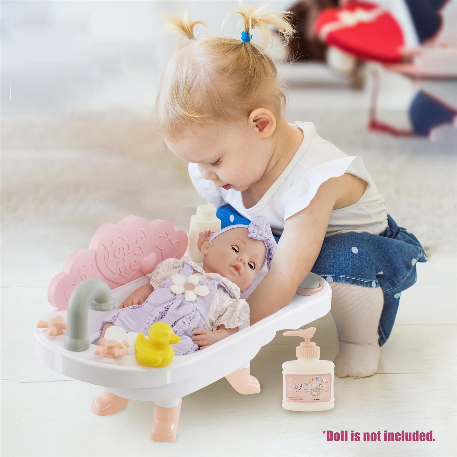 Doll Bath set with Accessories by BiBi Doll - The Magic Toy Shop