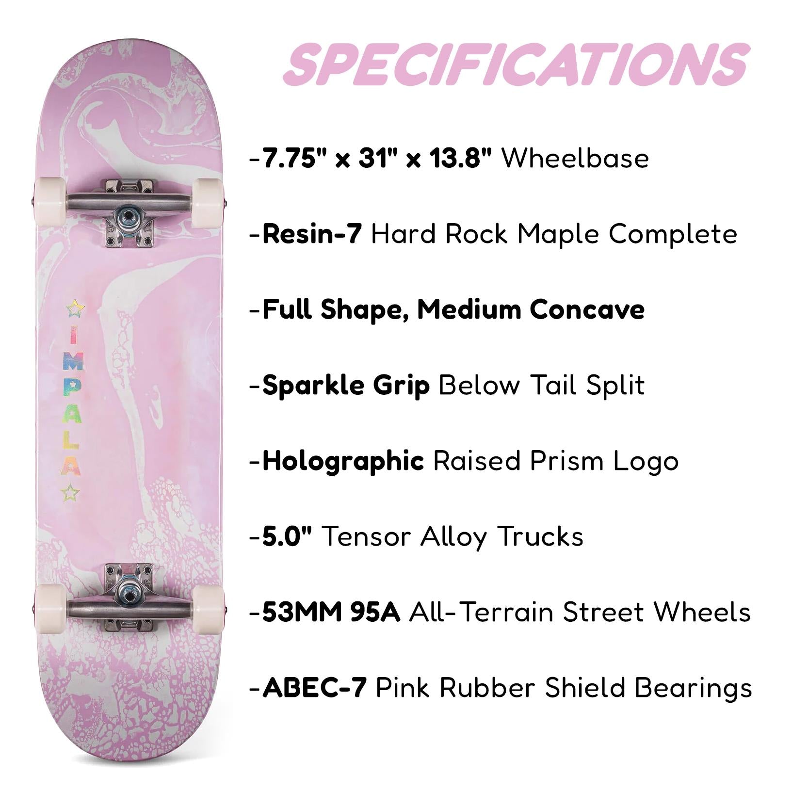 Impala Cosmos 7.75" Complete Skateboard by GEEZY - The Magic Toy Shop