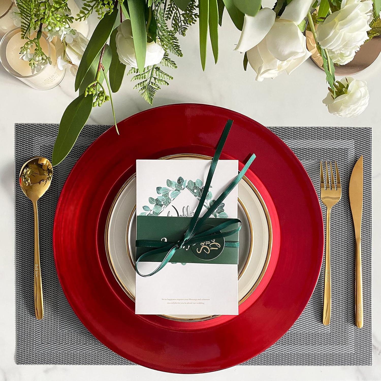 Metallic Charger Plates Set of 4 by GEEZY - The Magic Toy Shop