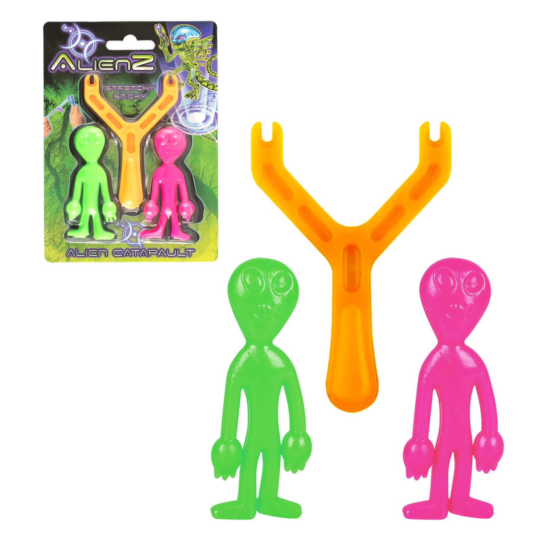 Alien Catapult Stretchy Sticky Slingshot by The Magic Toy Shop - The Magic Toy Shop