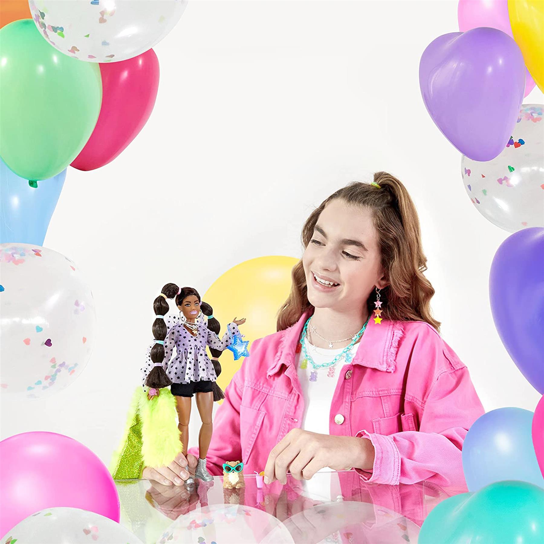 Barbie Extra Doll with Pigtails and Bobble Hair Playset by Barbie - The Magic Toy Shop