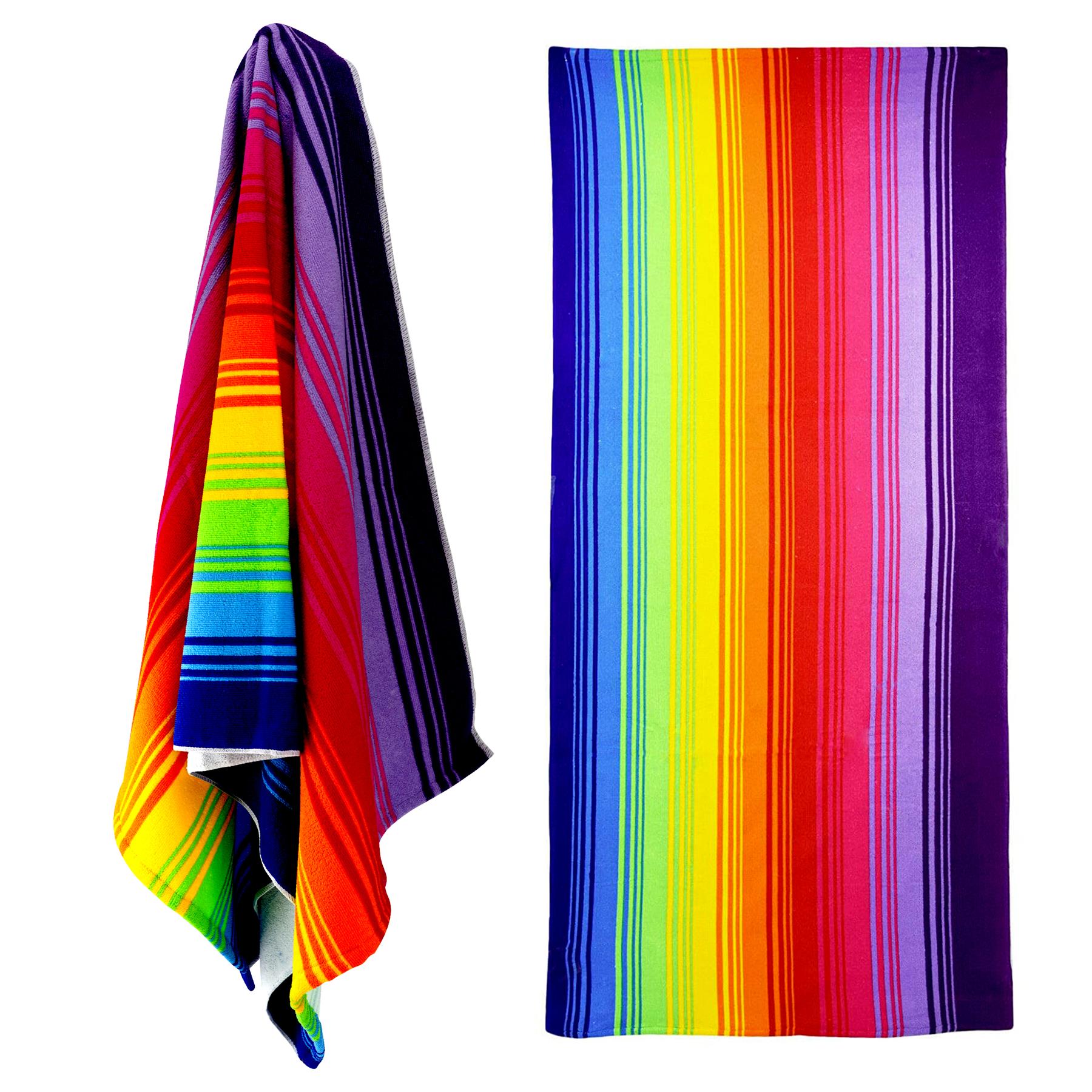 Rainbow Design Large Towel by GEEZY - The Magic Toy Shop