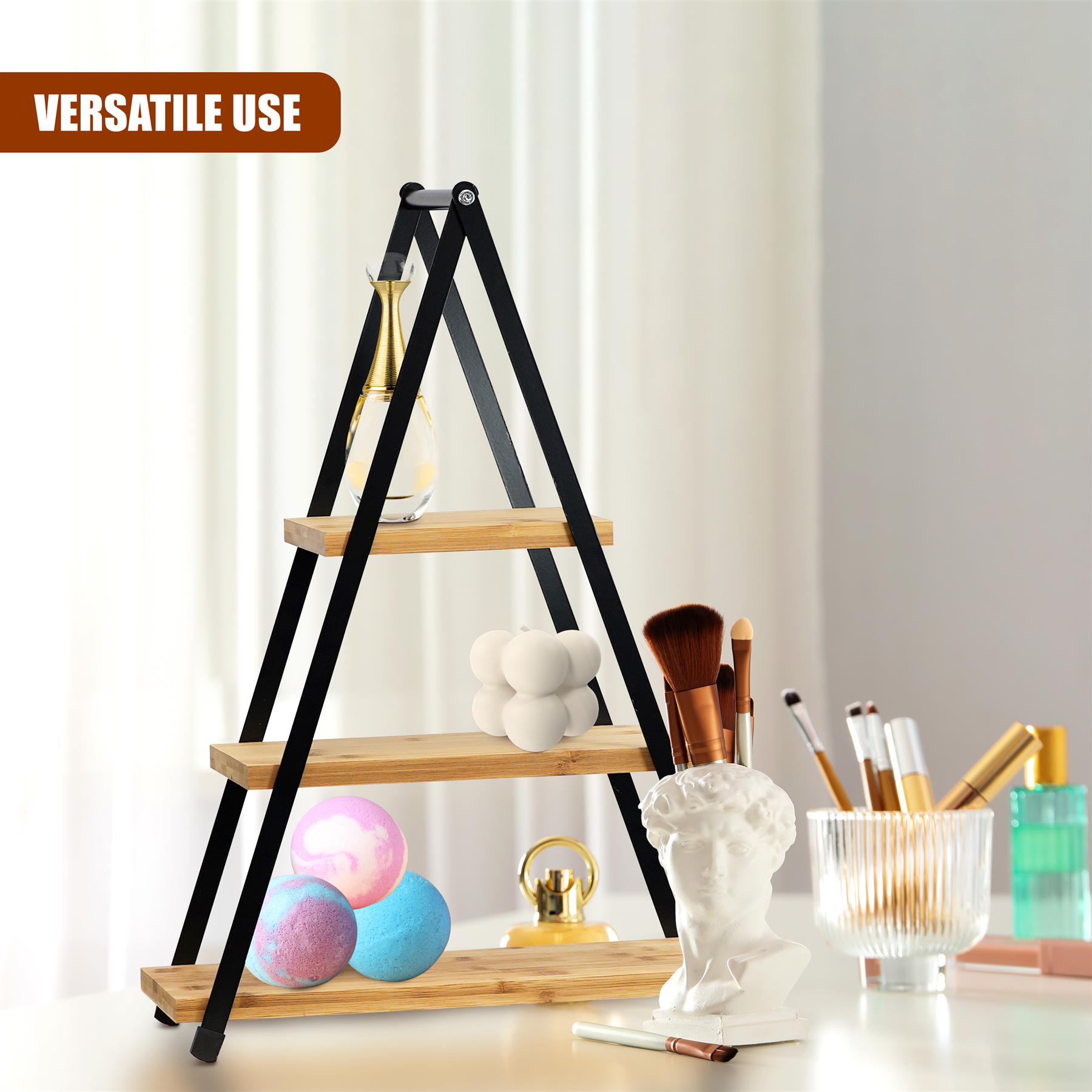 3 Tier Bamboo Serving Stand by GEEZY - The Magic Toy Shop