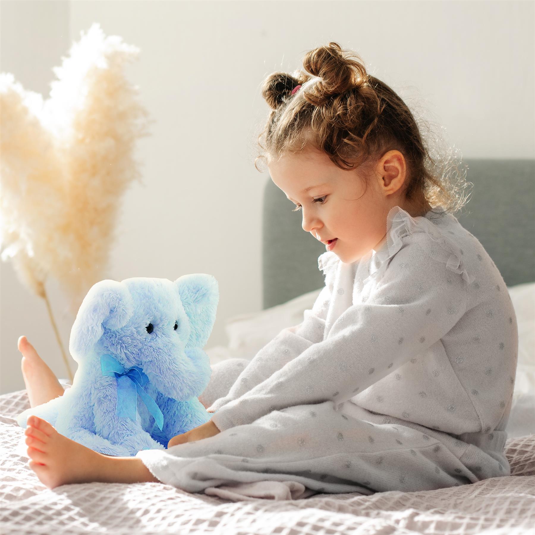Blue Plush Elephant Soft Toys