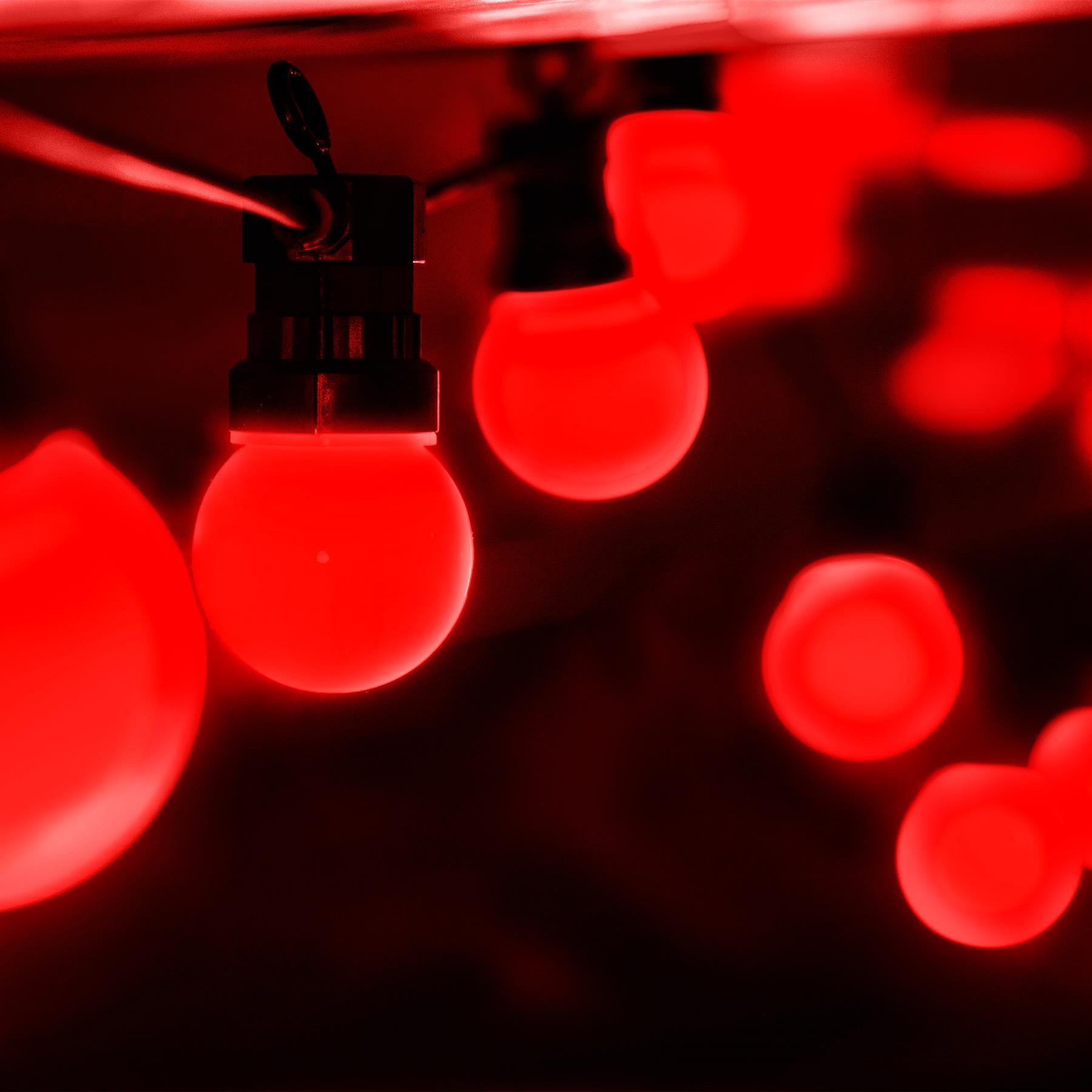 200 Berry Christmas LED Light Red