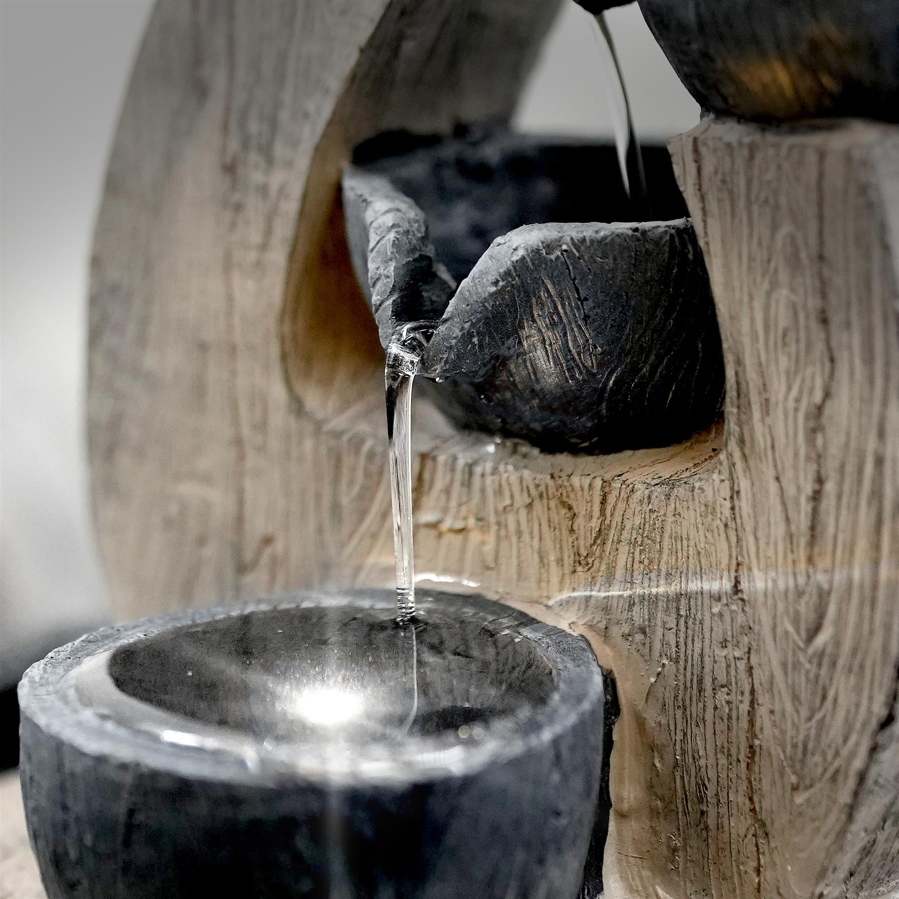 4 Bowls Water Feature Indoor With LED by GEEZY - The Magic Toy Shop