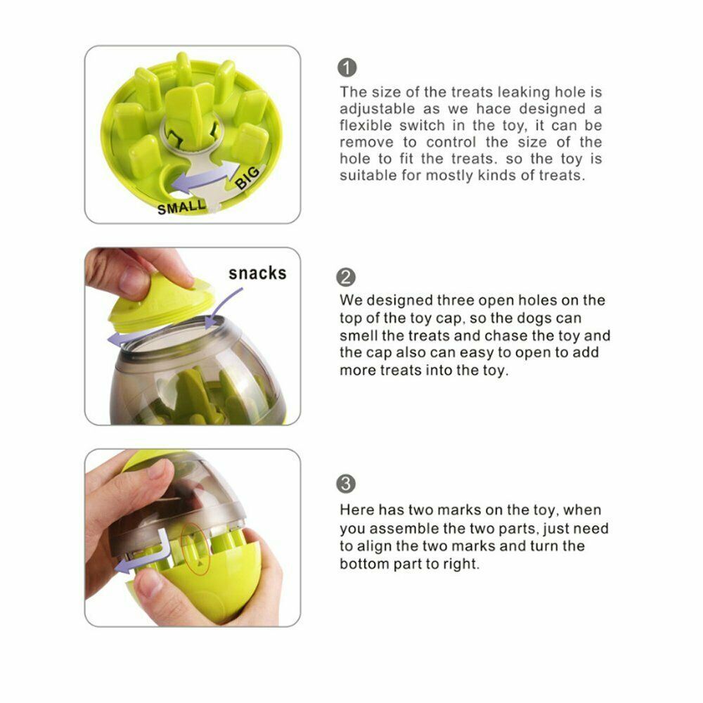 Interactive Dog Dispensing Ball Toy by GEEZY - The Magic Toy Shop