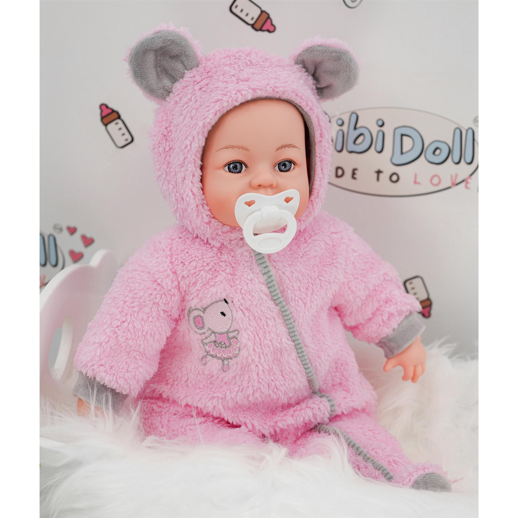 BiBi Outfits - Set of Two Doll (Pink & Purple) (45 cm / 18") by BiBi Doll - The Magic Toy Shop