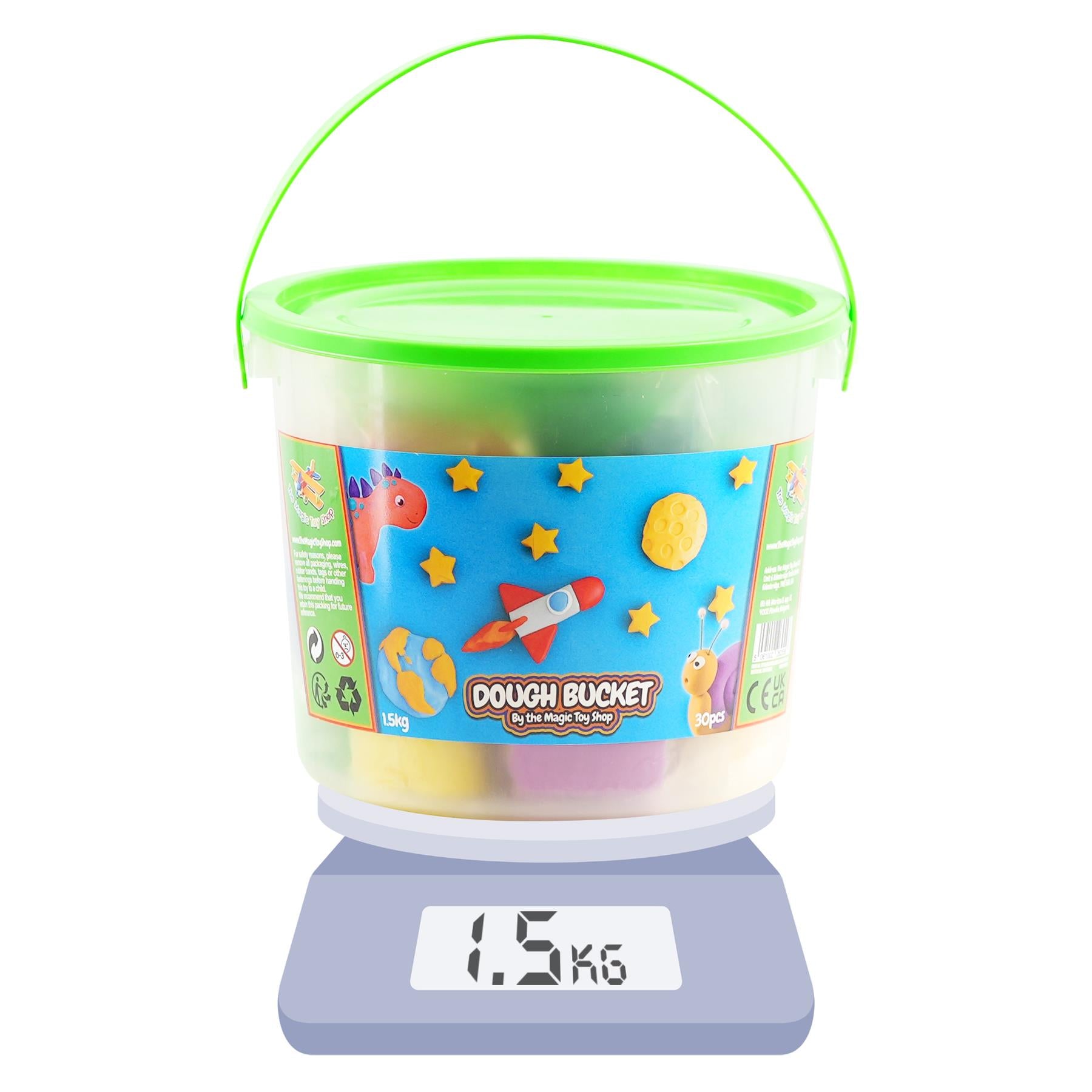1.5 Kg Giant Play Dough Set in Bucket by The Magic Toy Shop - The Magic Toy Shop