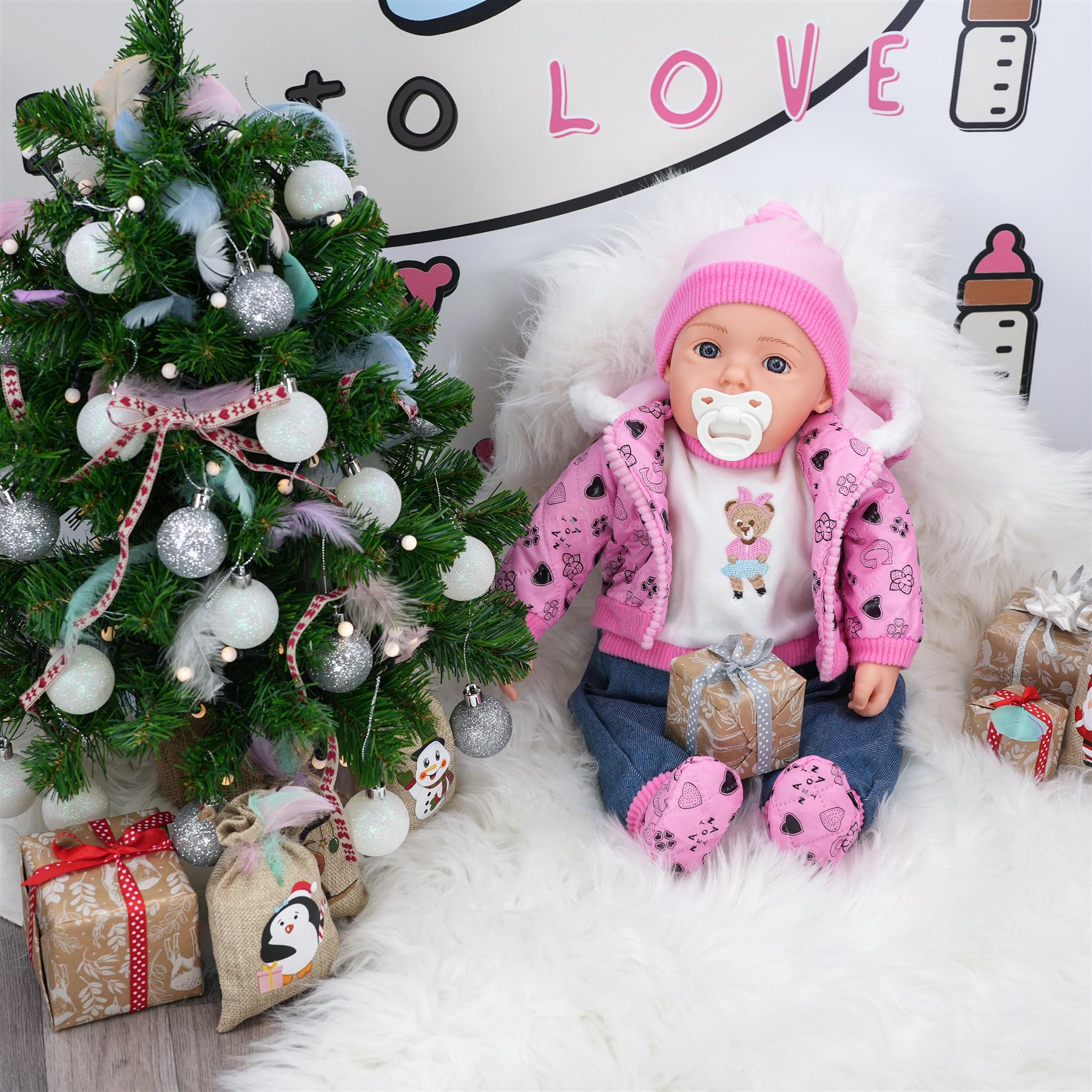 BiBi Baby Doll "Pinky" (50 cm / 20") by BiBi Doll - The Magic Toy Shop