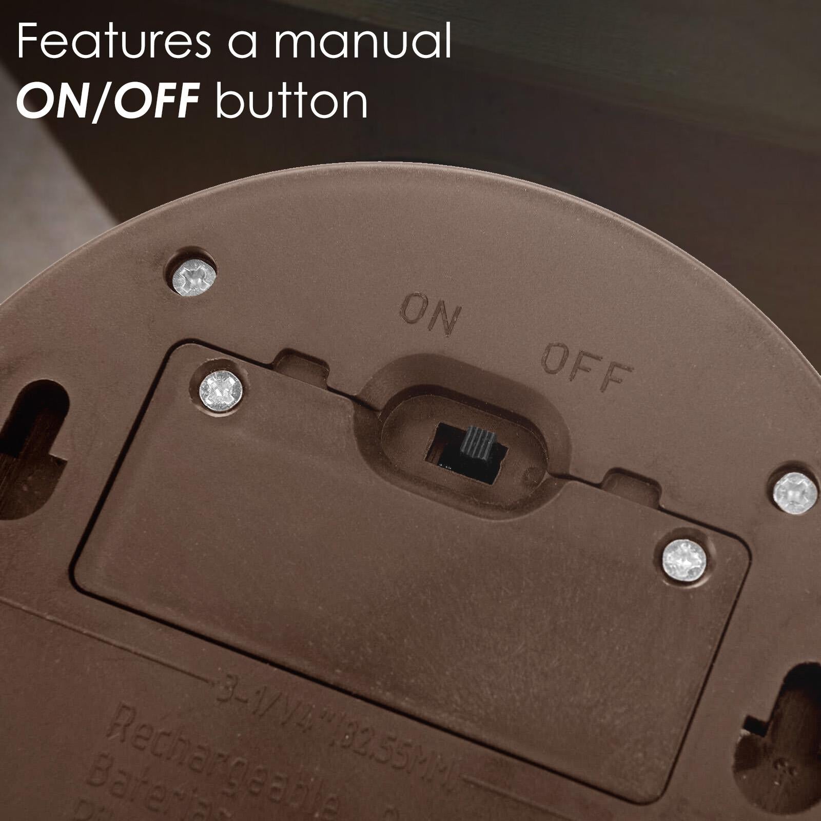 4 x Solar LED Fence Lights Bronze by GEEZY - The Magic Toy Shop