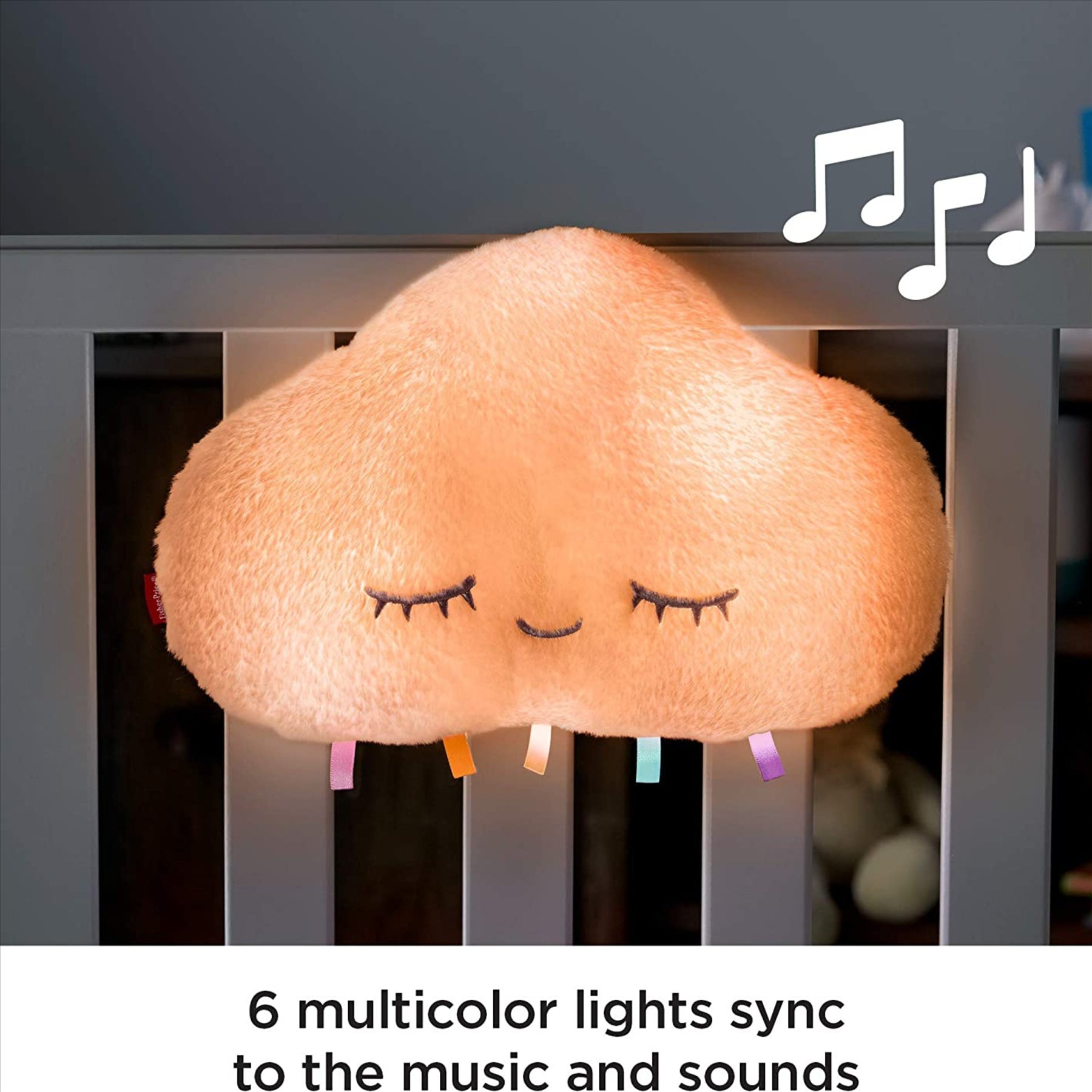 Fisher Price Twinkle & Cuddle Cloud Soother, Baby Light-Up Cot Mobile with Music by Fisher Price - The Magic Toy Shop