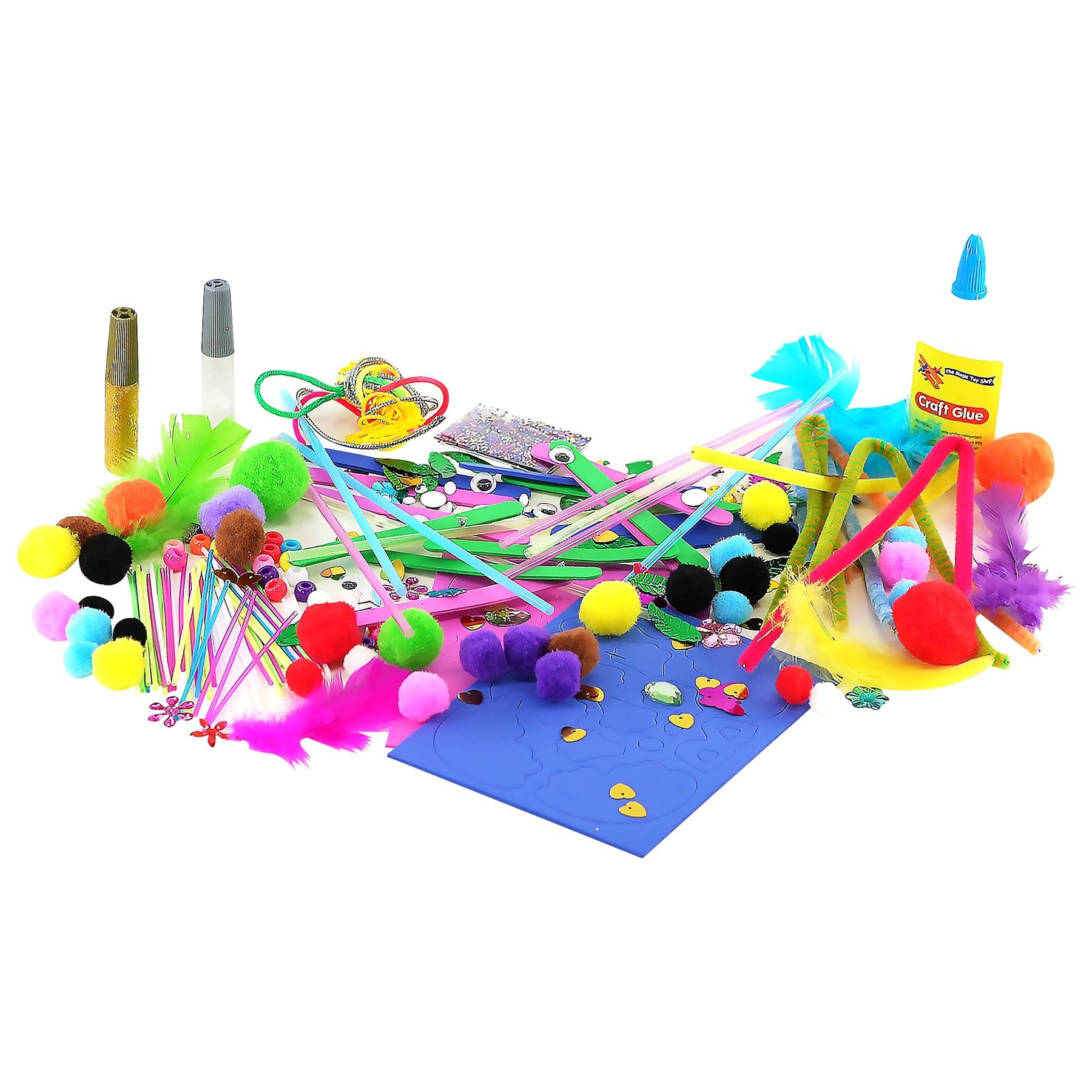 Pink Kids Super Craft Carry Case by The Magic Toy Shop - The Magic Toy Shop