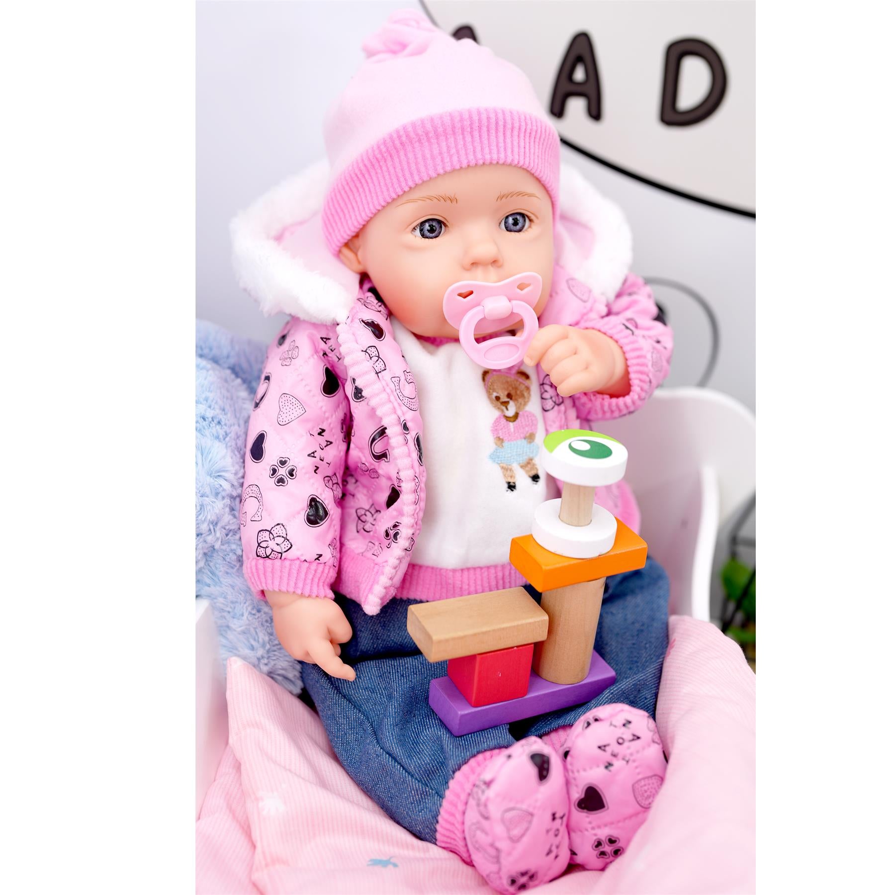 BiBi Baby Doll "Pinky" (50 cm / 20") by BiBi Doll - The Magic Toy Shop