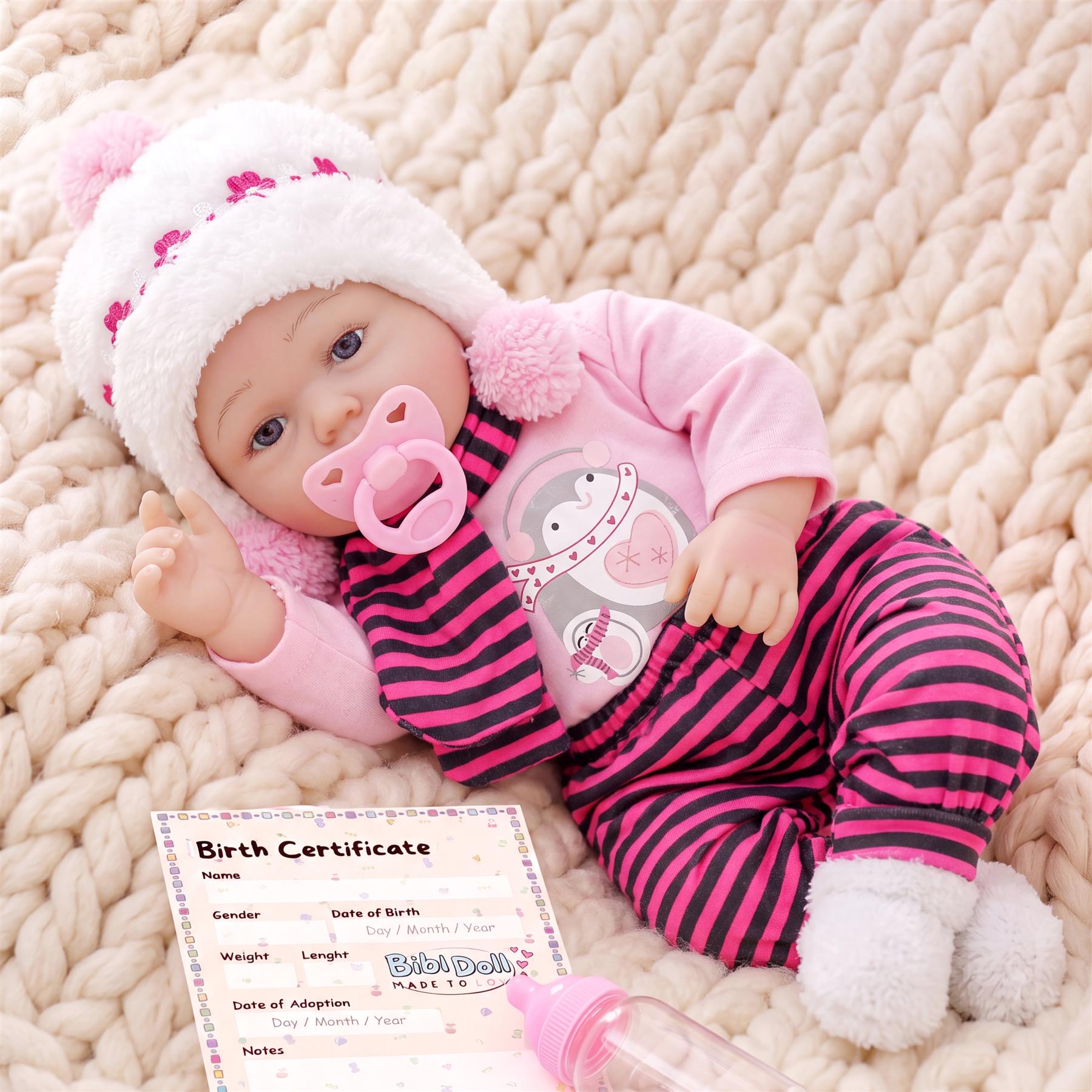 BiBi Reborn Awake Girl "Snowflake" (43 cm / 17")