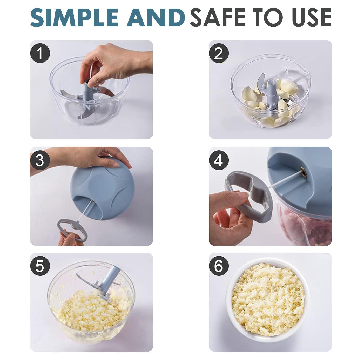 Pull Cord Manual Vegetable Cutter by GEEZY - The Magic Toy Shop