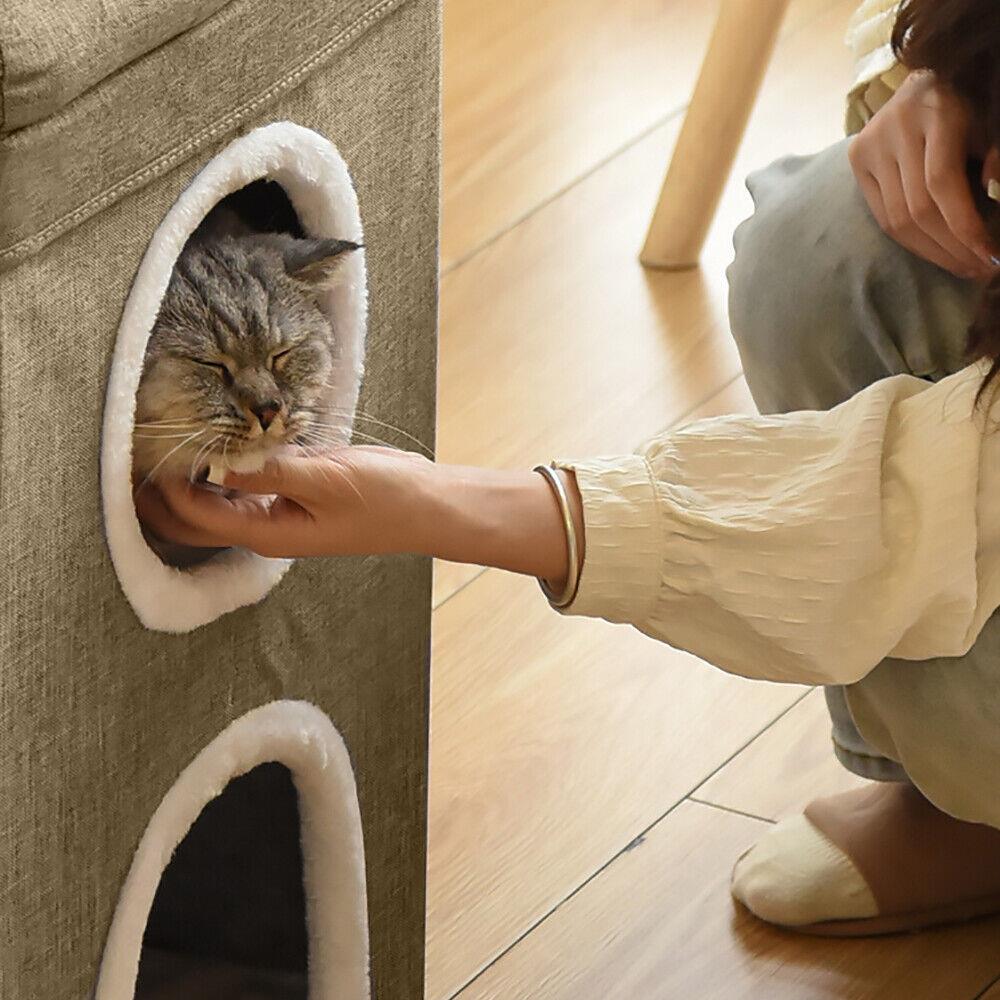 Foldable Cosy Cat Houses by GEEZY - The Magic Toy Shop
