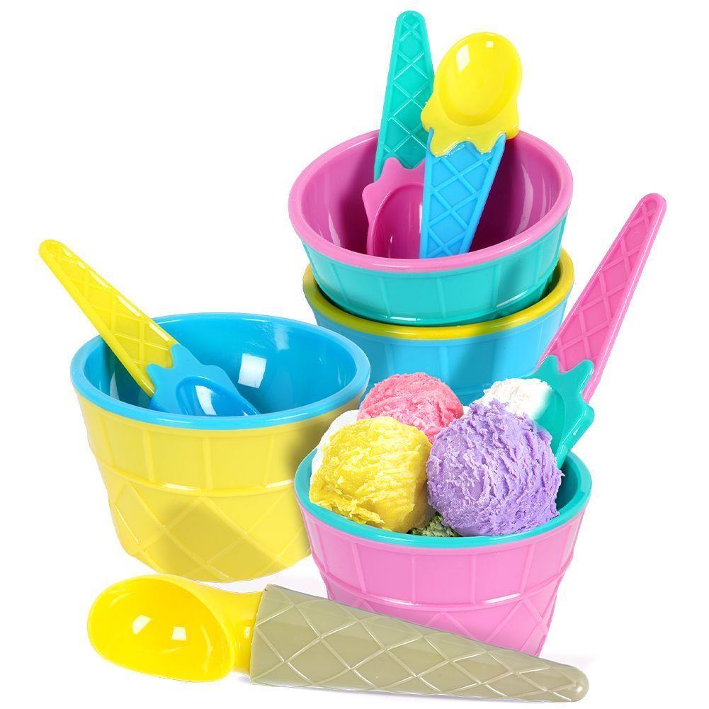 Ice Cream Bowls With Scoops by The Magic Toy Shop - The Magic Toy Shop