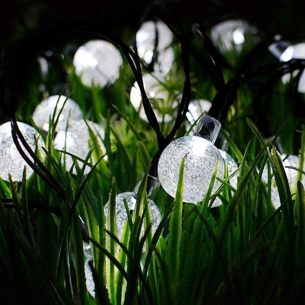 White Led String Lights In Crystal Balls Design by The Magic Toy Shop - The Magic Toy Shop