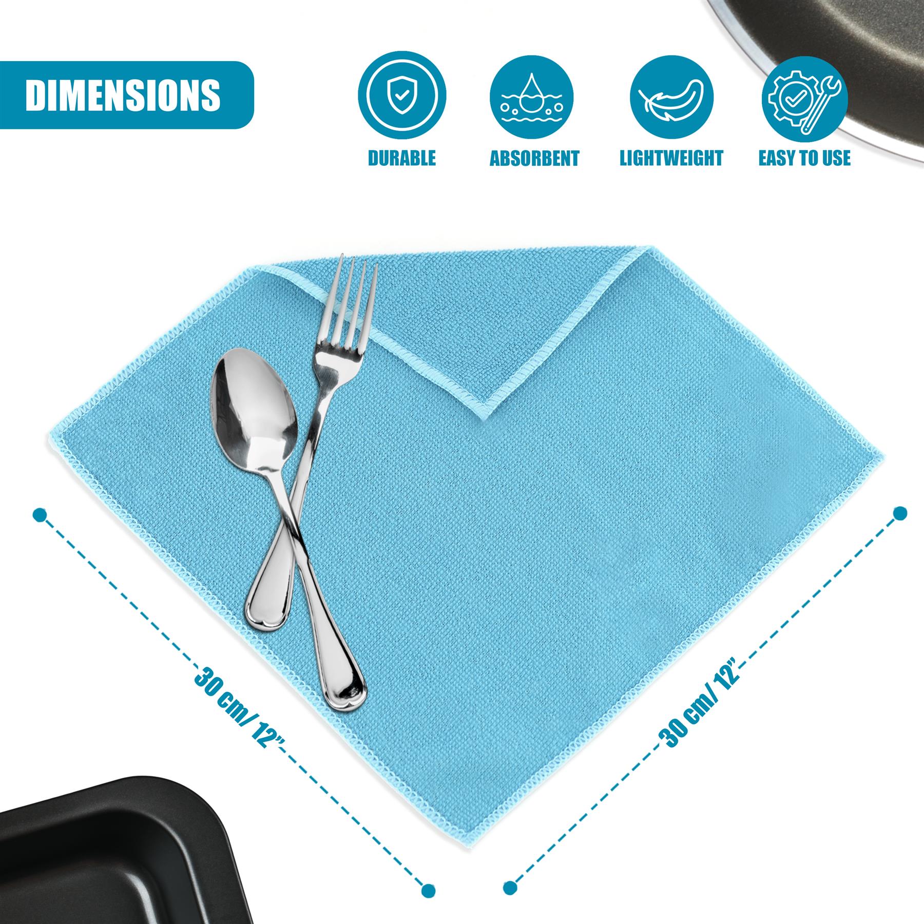 Microfibre Cleaning Cloths Pack of 50