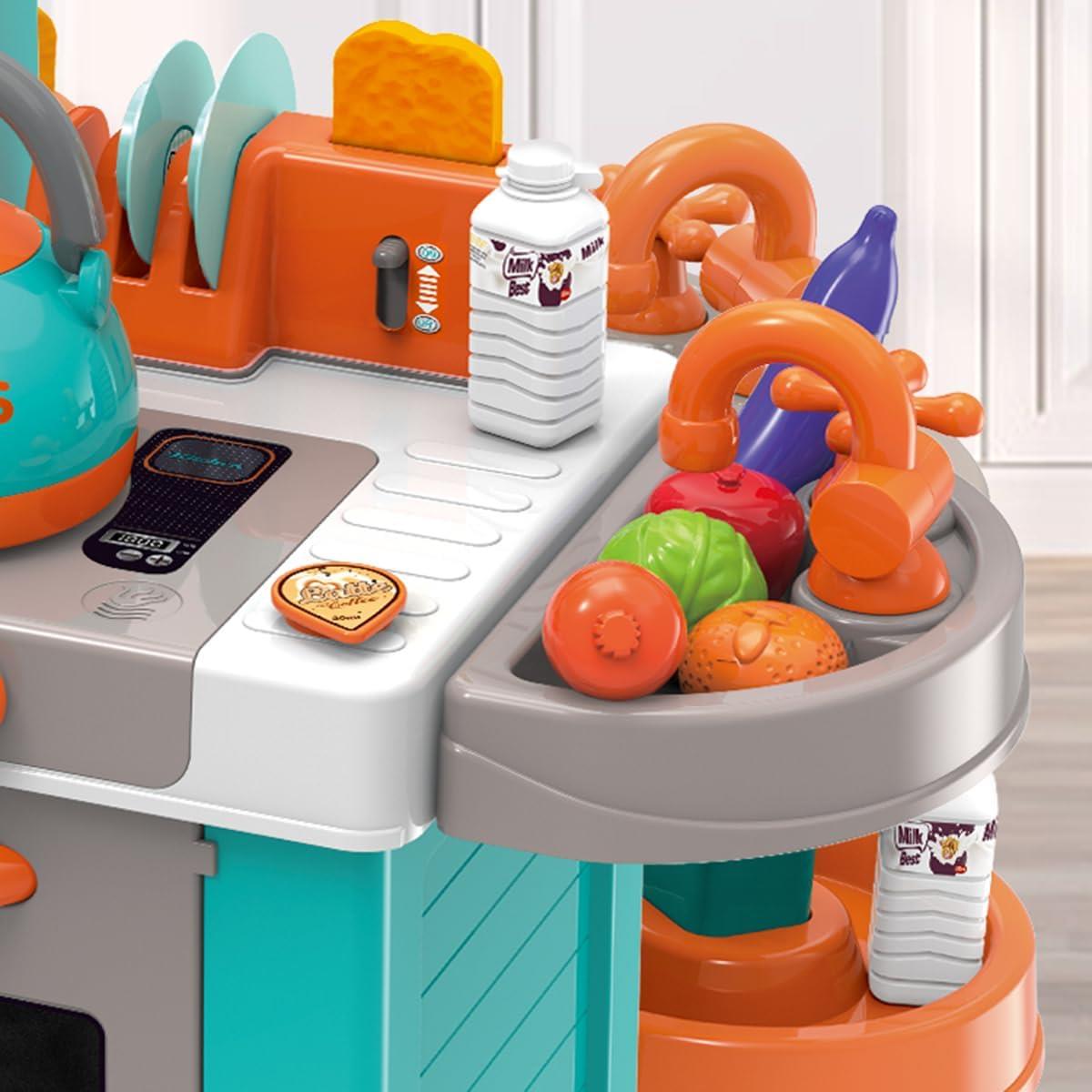 Kids Kitchen Play Set with Cookware Play Food and Accessories by The Magic Toy Shop - The Magic Toy Shop